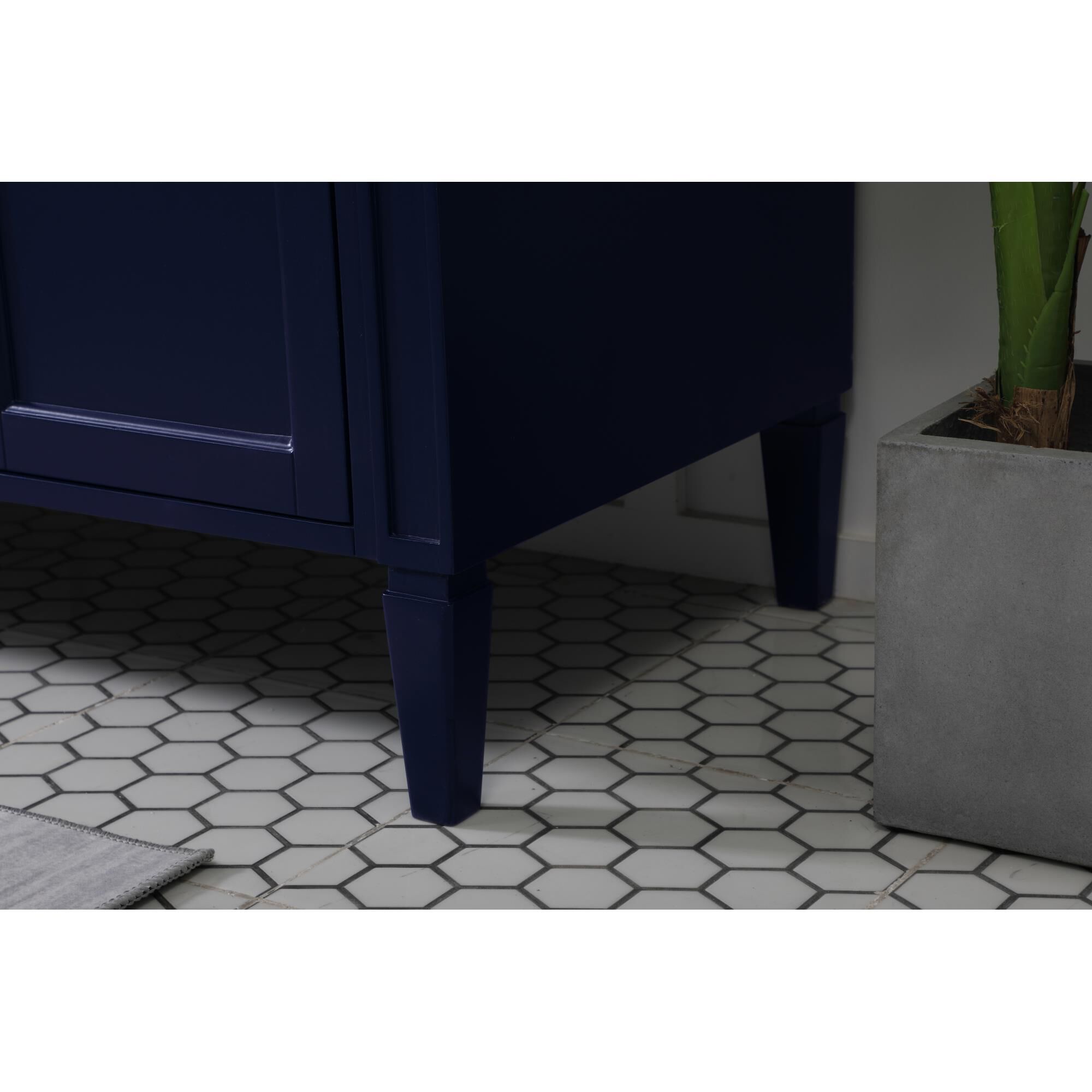 Shown in Blue finish