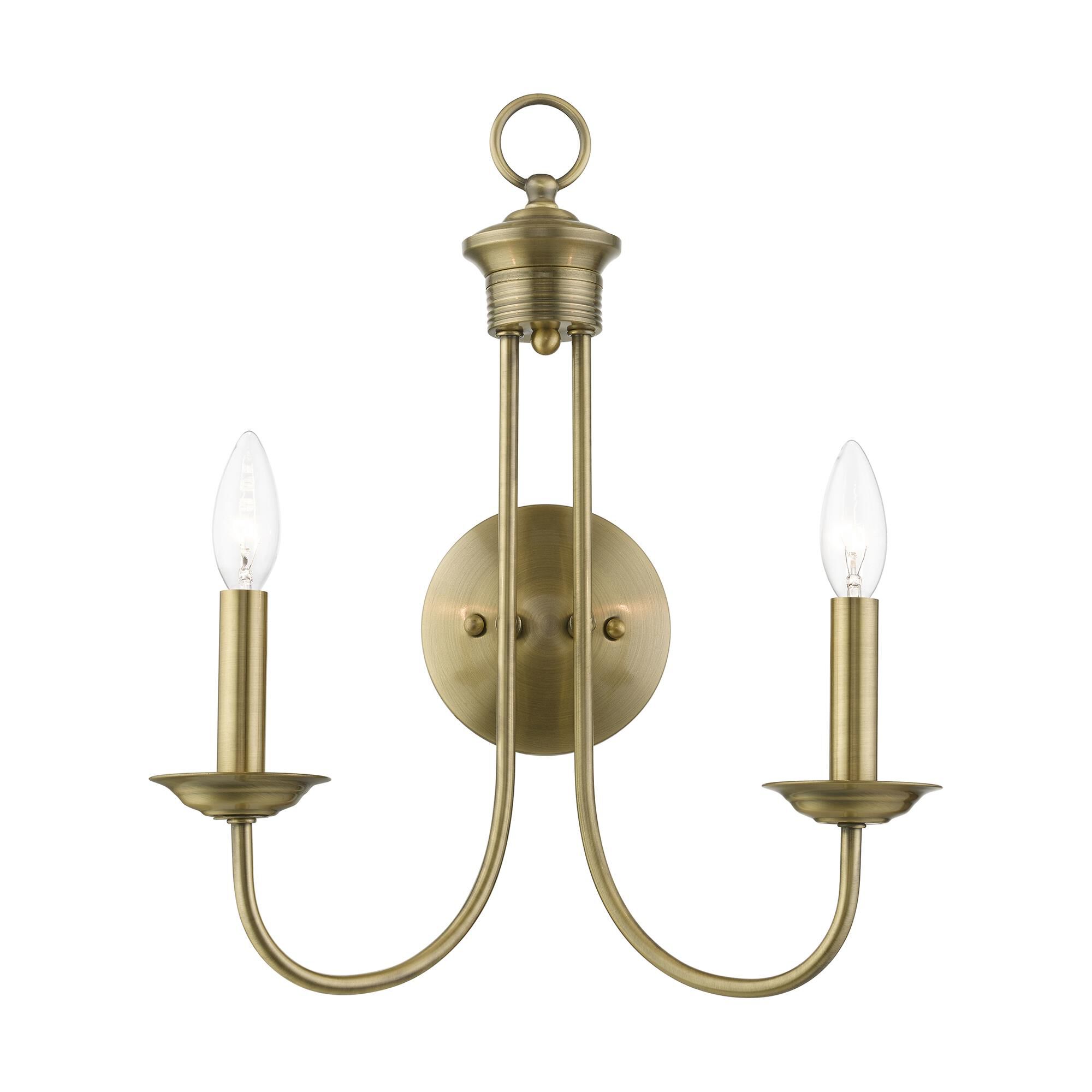Shown in Antique Brass finish