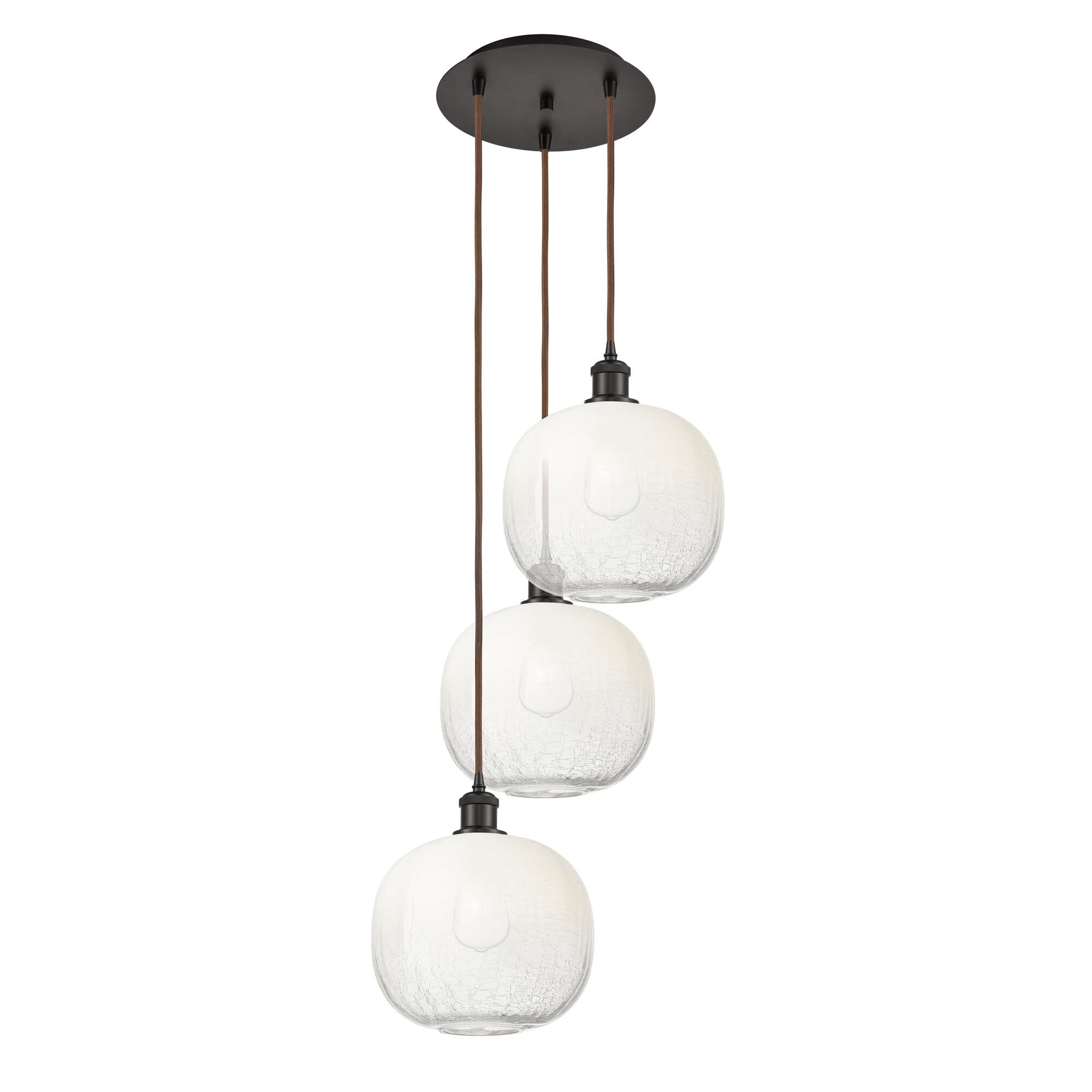 Shown in Oil Rubbed Bronze finish and Opal glass