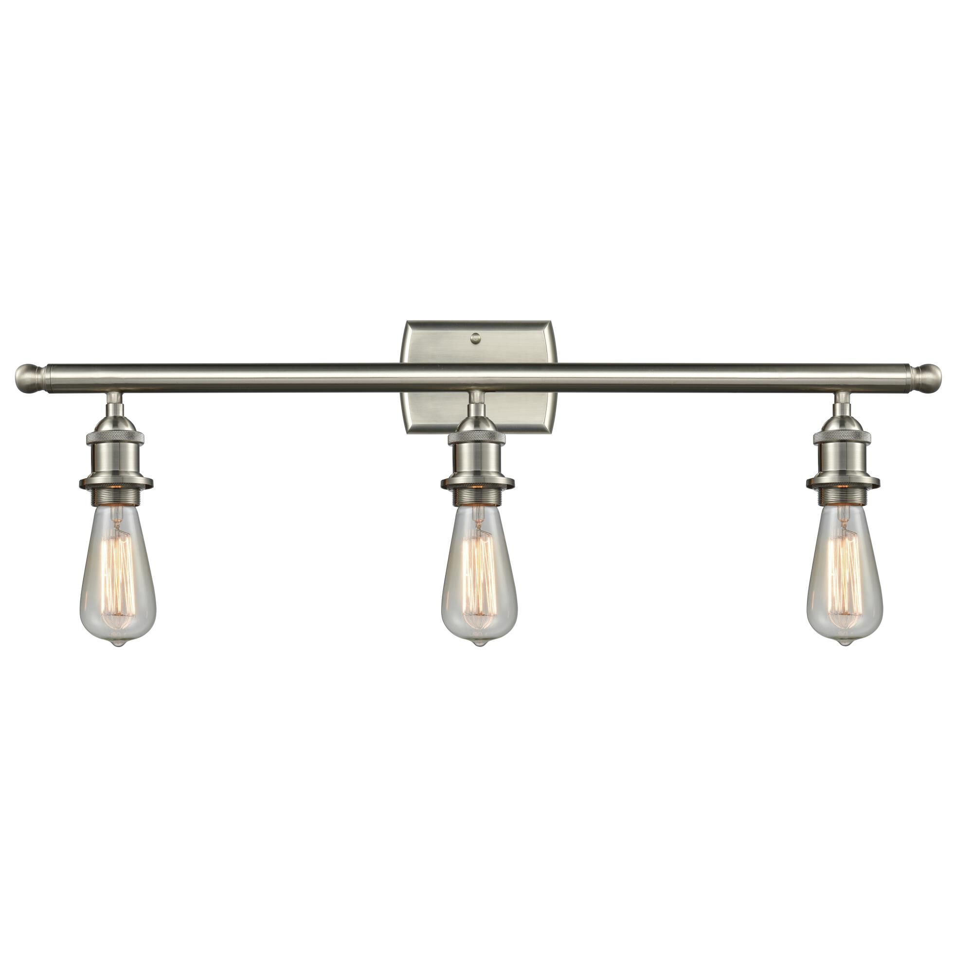 Bruno Marashlian Bare Bulb 26 Inch 3 Light Bath Vanity Light by Innovations Lighting