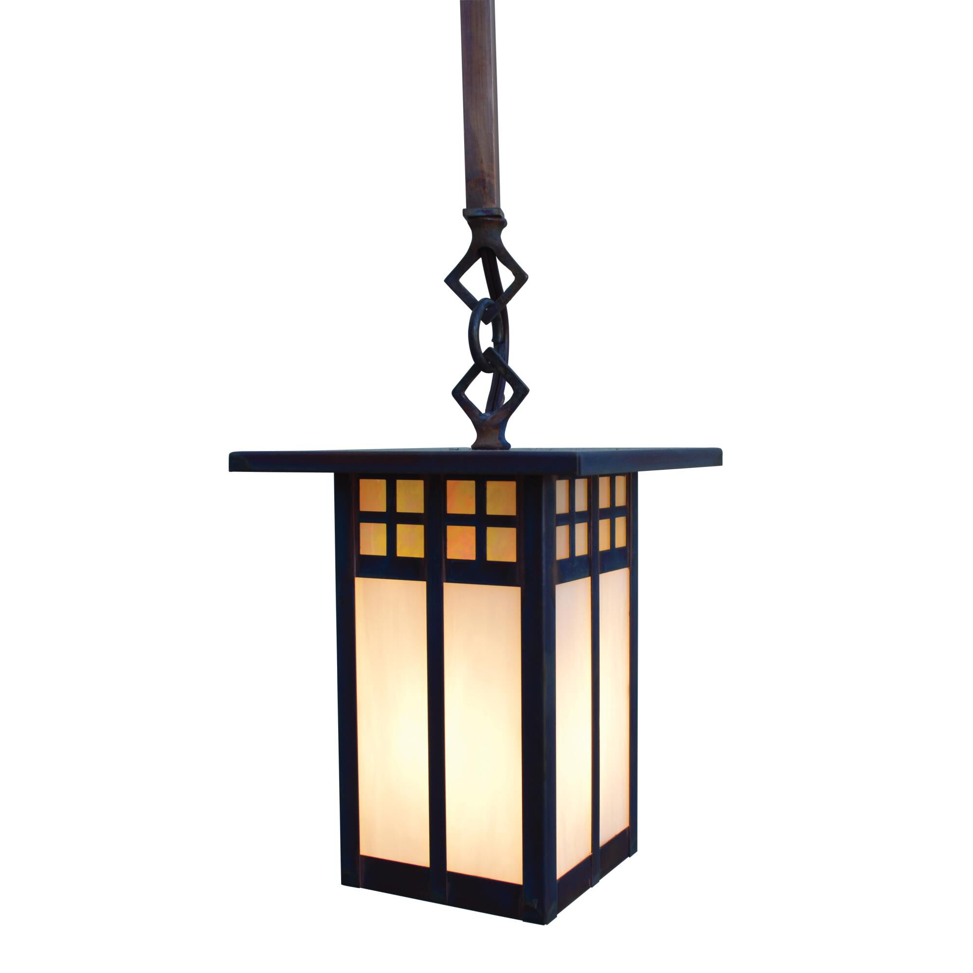 Glasgow 39 Inch Tall 1 Light Outdoor Hanging Lantern by Arroyo Craftsman