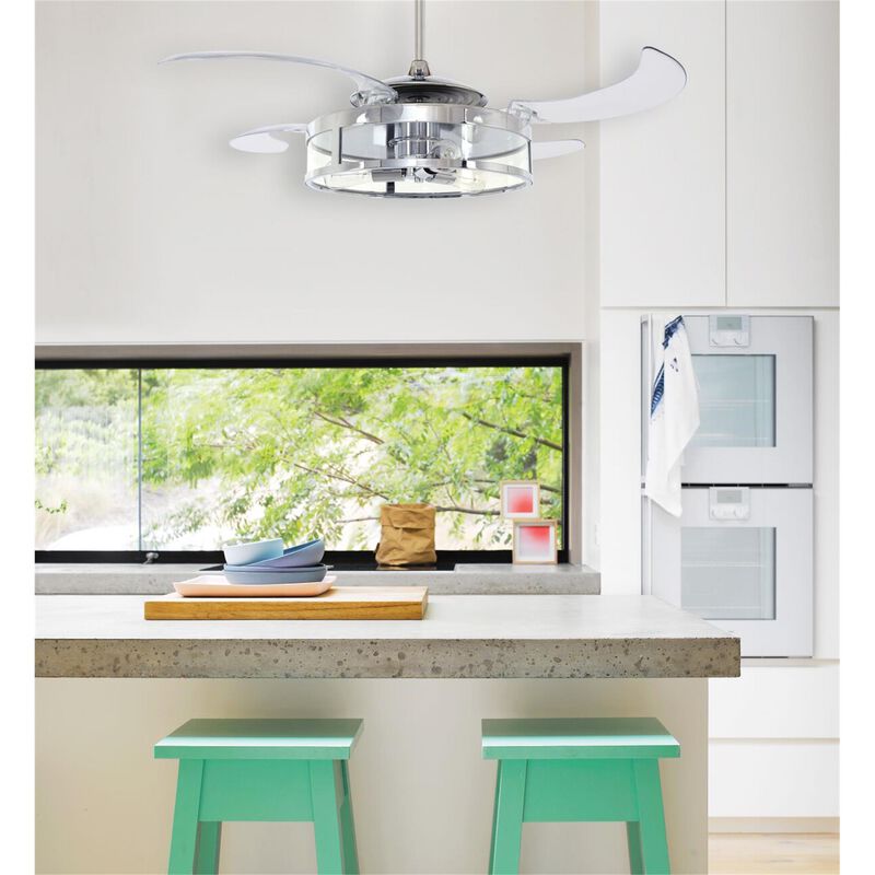 Classic 48 Inch Ceiling Fan with Light Kit by Beacon Lighting