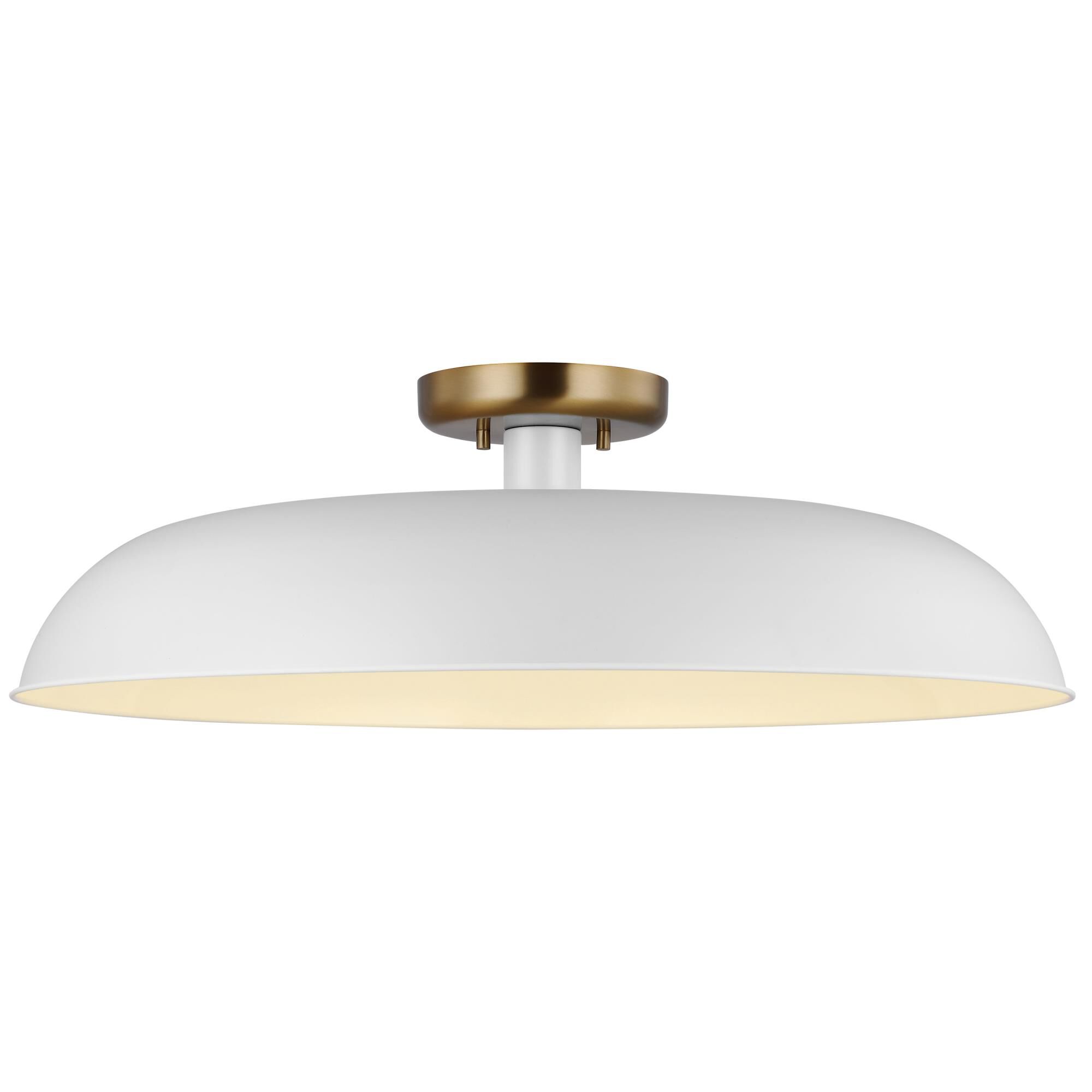 Colony 24 Inch 1 Light Semi Flush Mount by Nuvo Lighting