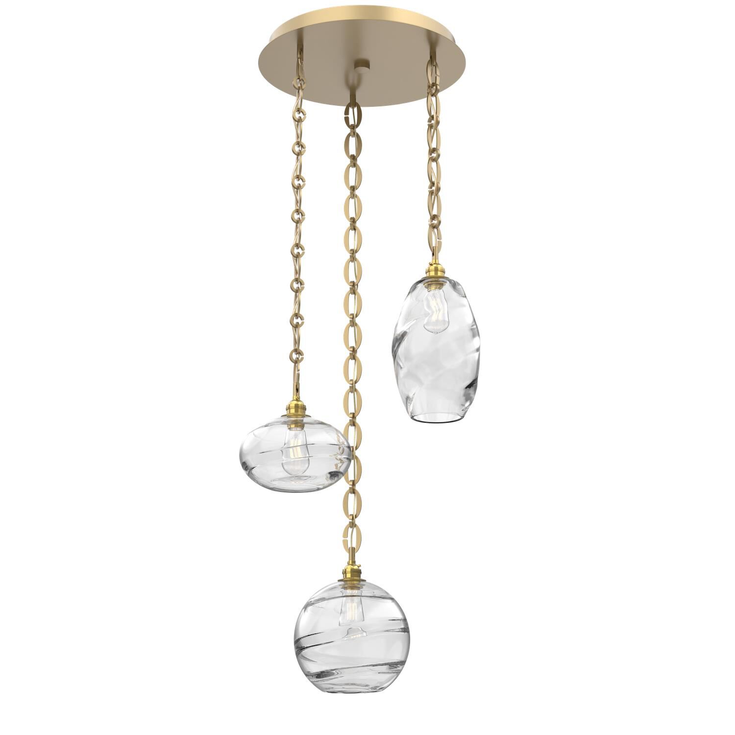 Levi Wilson Misto 21 Inch Multi Light Pendant by Hammerton Studio