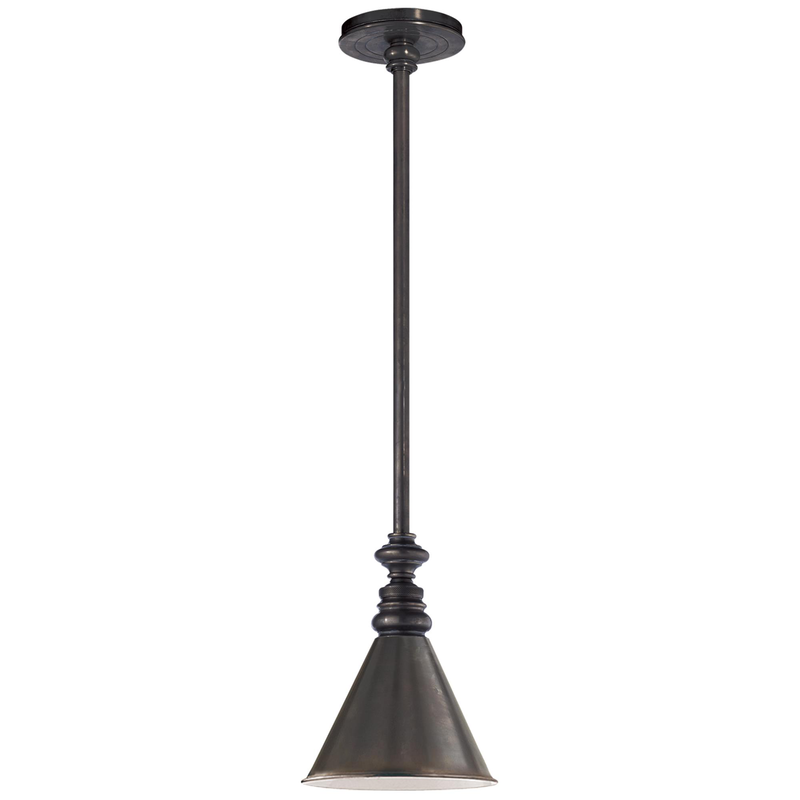Visual Comfort Signature Collection Chapman & Myers Boston 10 Inch Mini Pendant