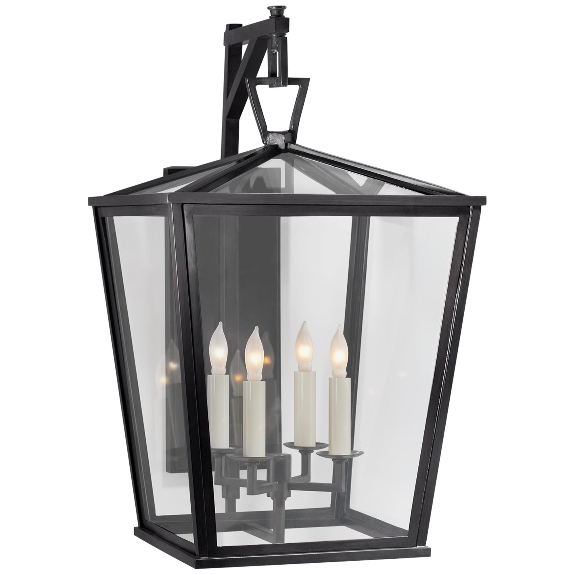 Shown in Bronze finish and Clear glass