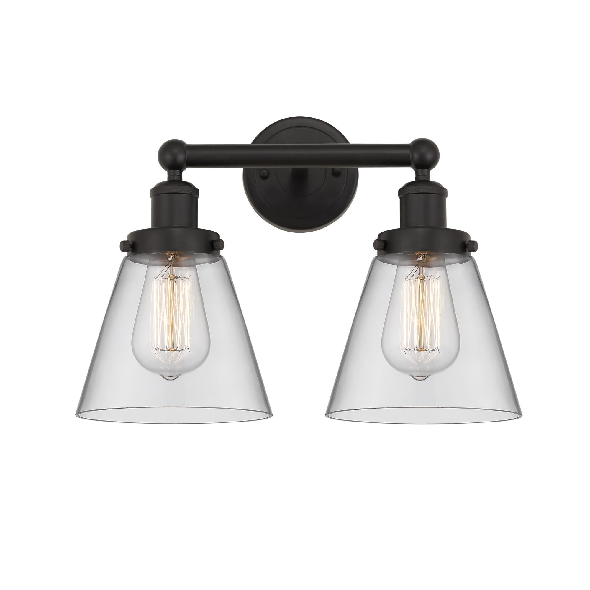 Shown in Oil Rubbed Bronze, Clear finish and Clear glass and Clear Glass shade