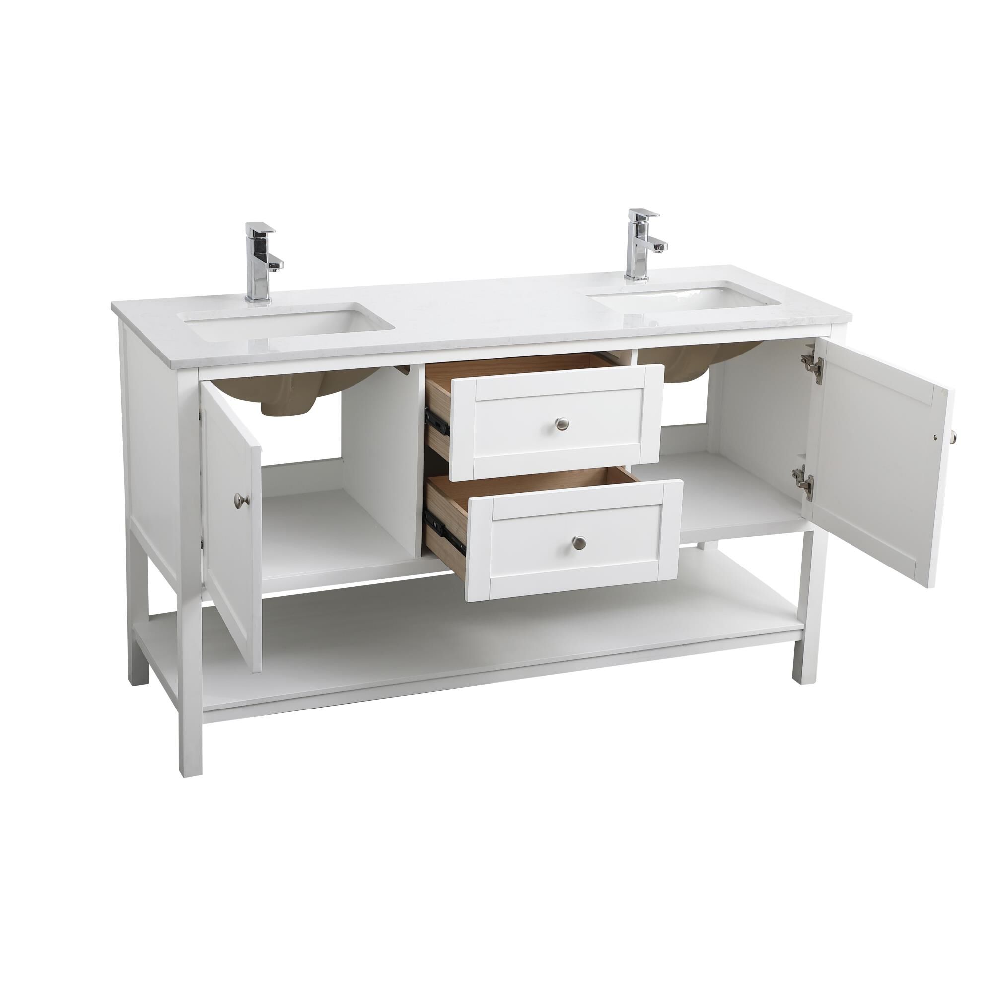 Shown in White finish