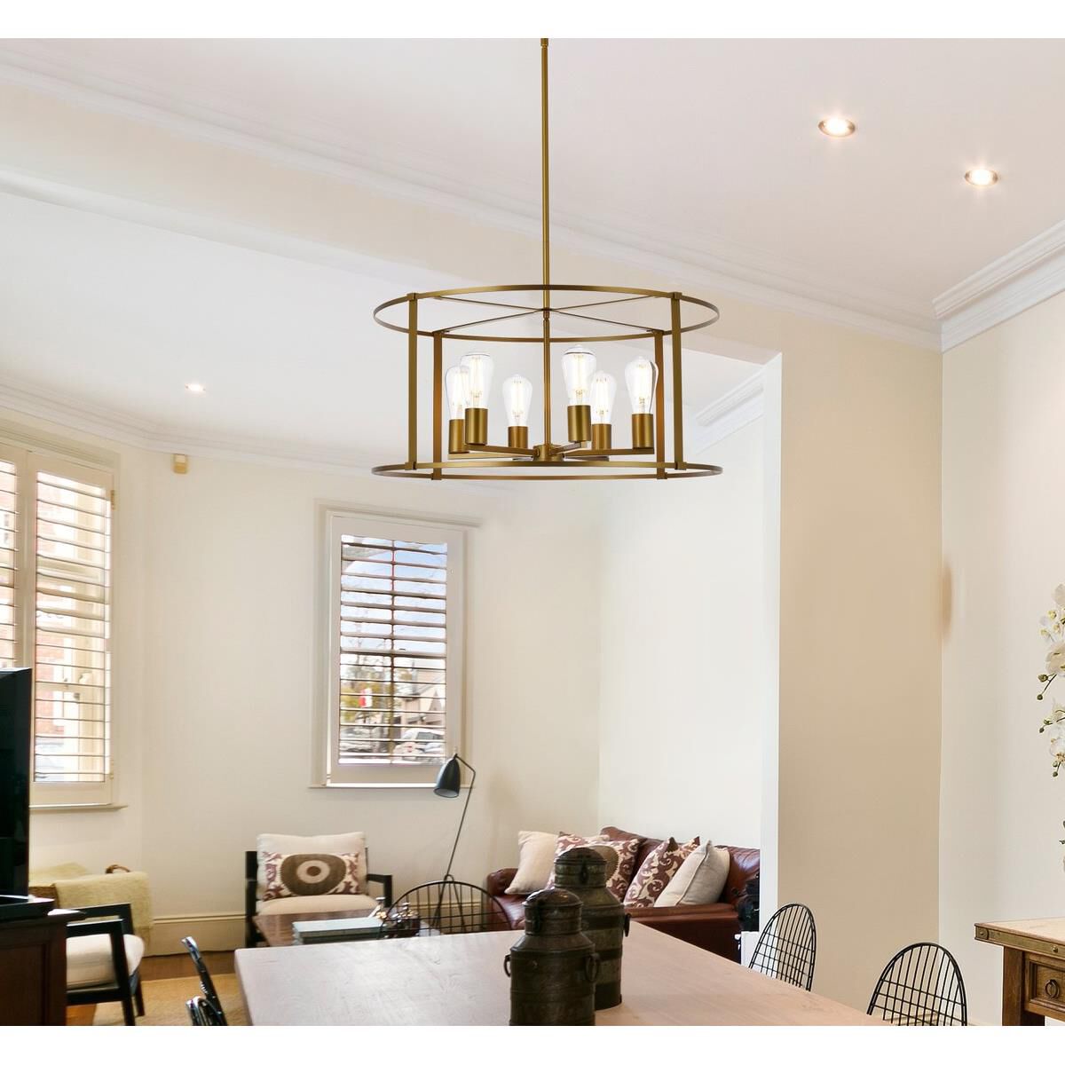 Shown in Brass finish