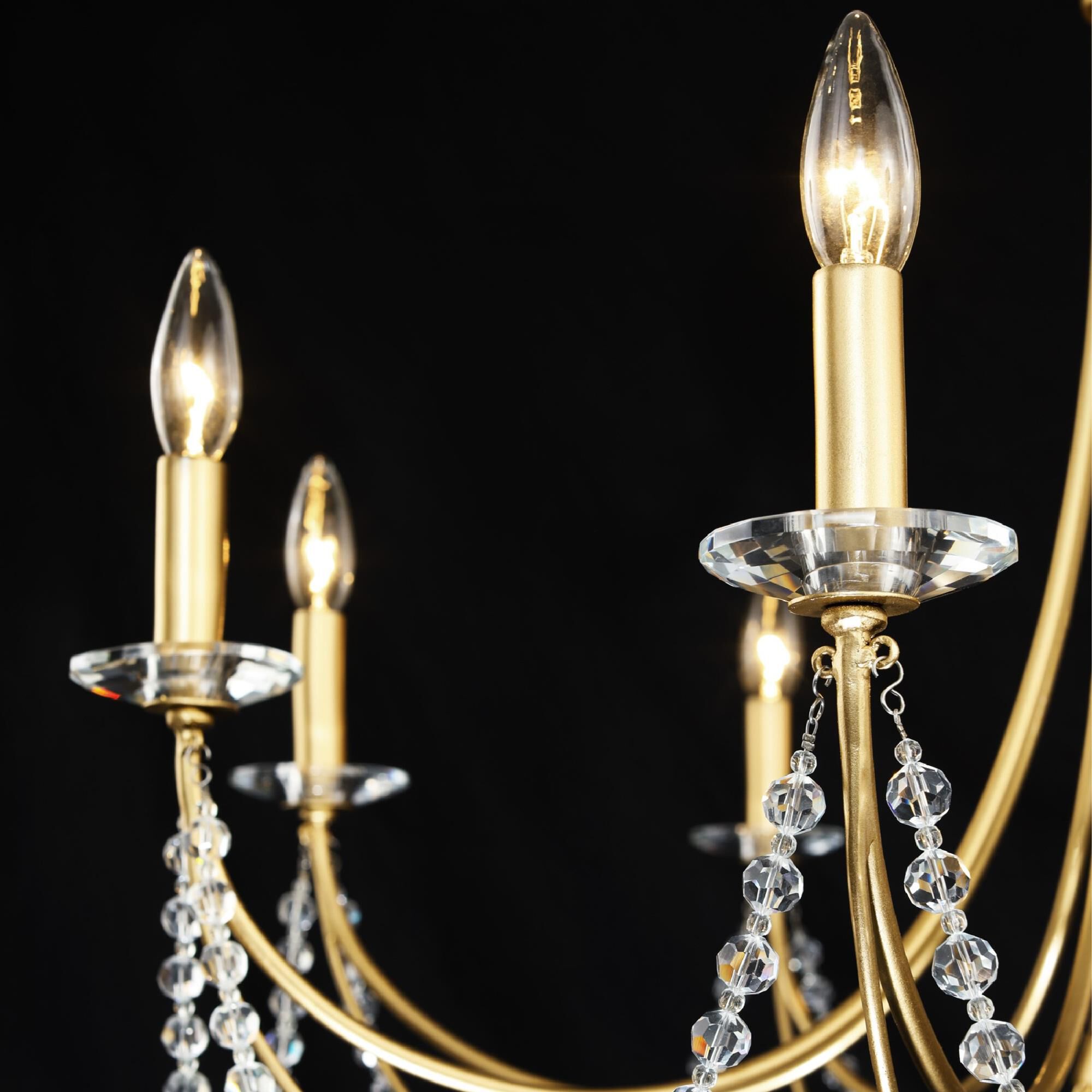 Brentwood 31 Inch 8 Light Chandelier by Varaluz