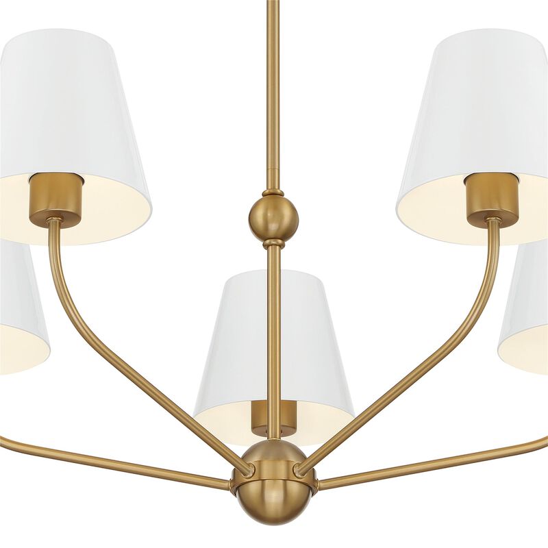 Xavier 28 Inch Chandelier by Crystorama