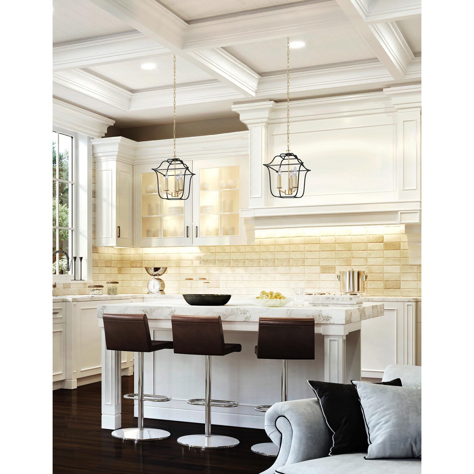 Shown in Satin Gold & Black finish