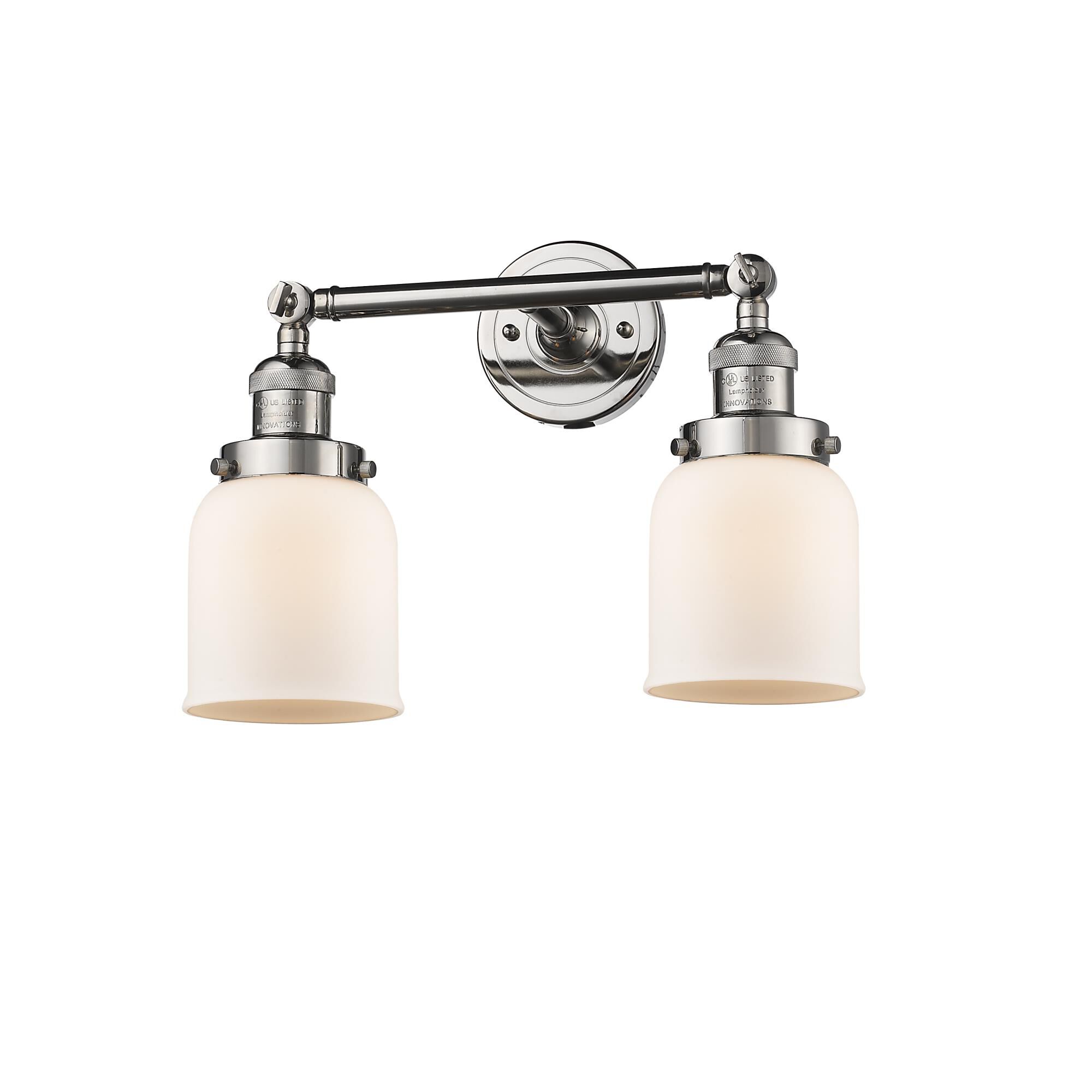 Bruno Marashlian Small Bell 16 Inch 2 Light Bath Vanity Light by Innovations Lighting