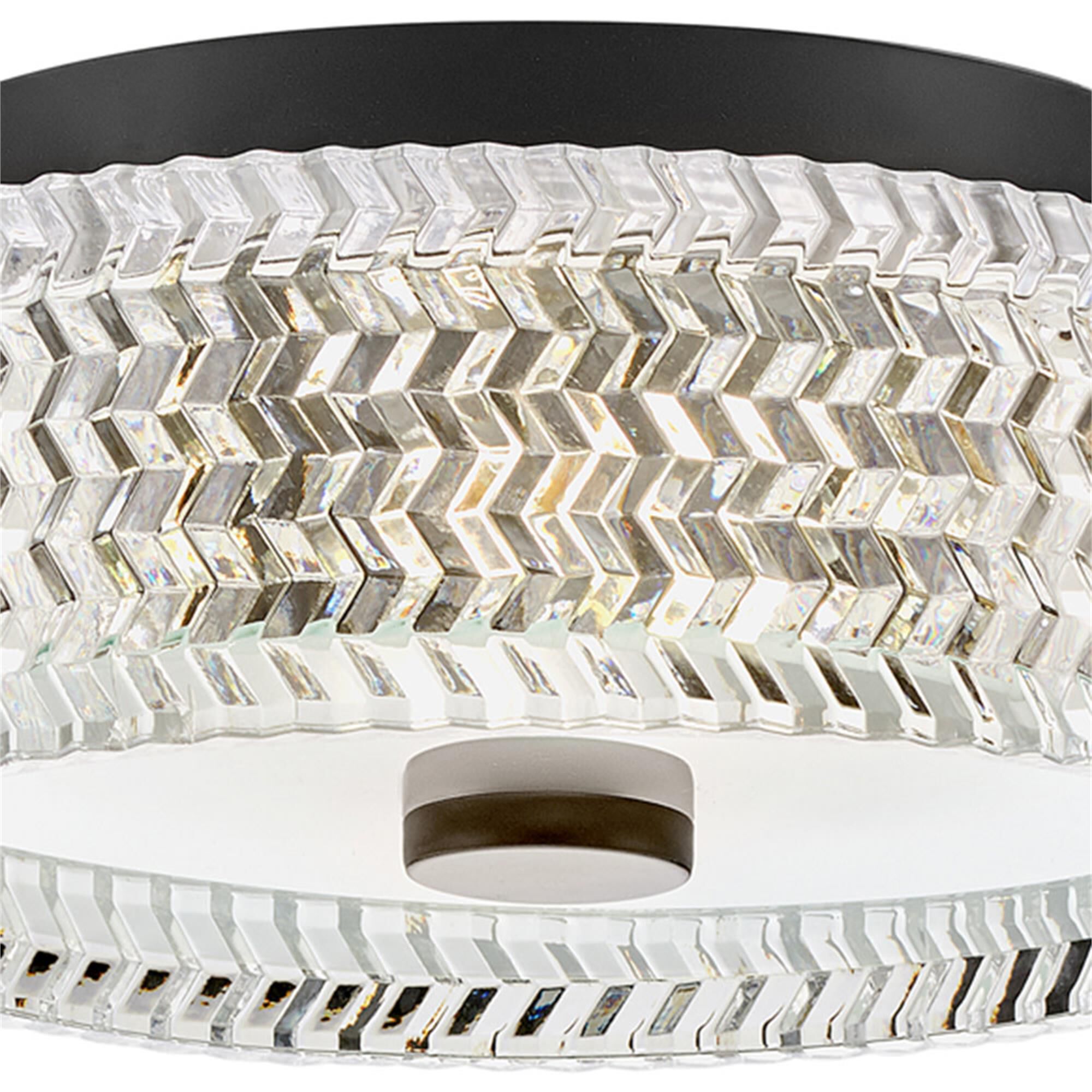 Elle 12 Inch 2 Light Flush Mount,