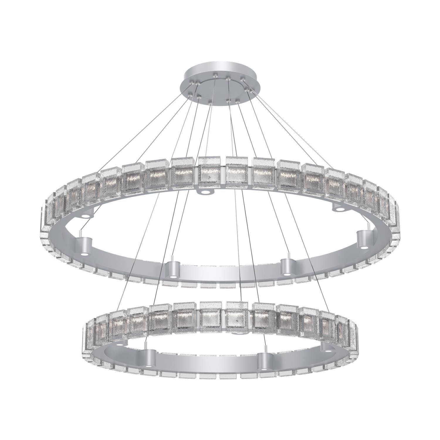 Shown in Classic Silver finish and Clear glass