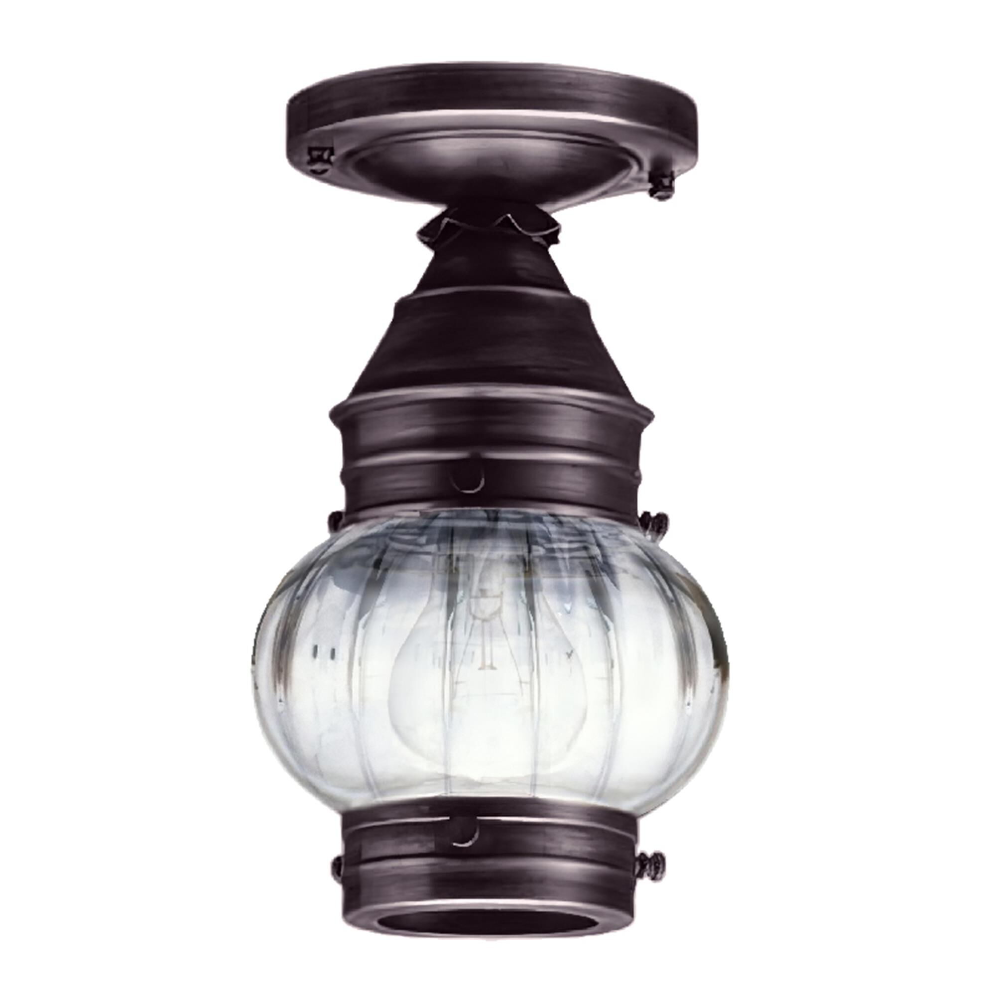 Onion 6 Inch Outdoor Flush Mount,