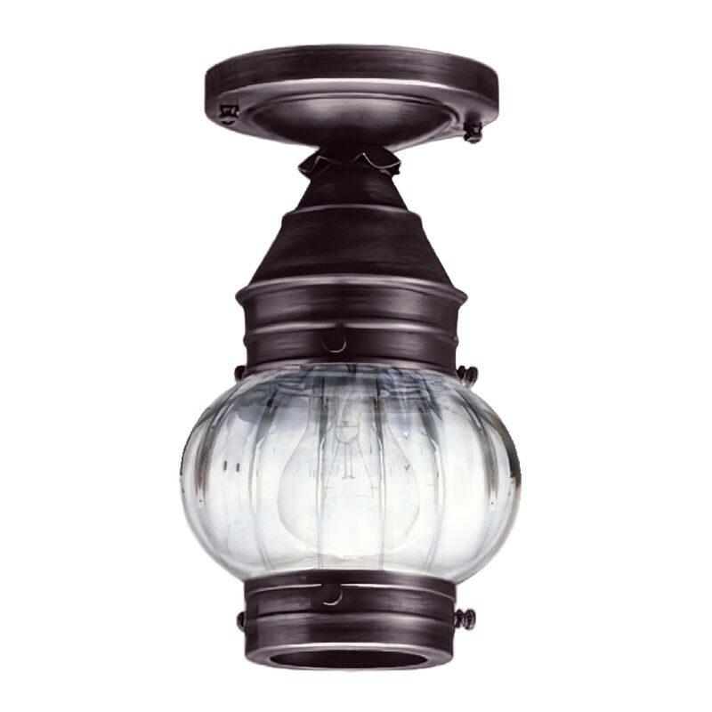 Onion 6 Inch Outdoor Flush Mount by Northeast Lantern