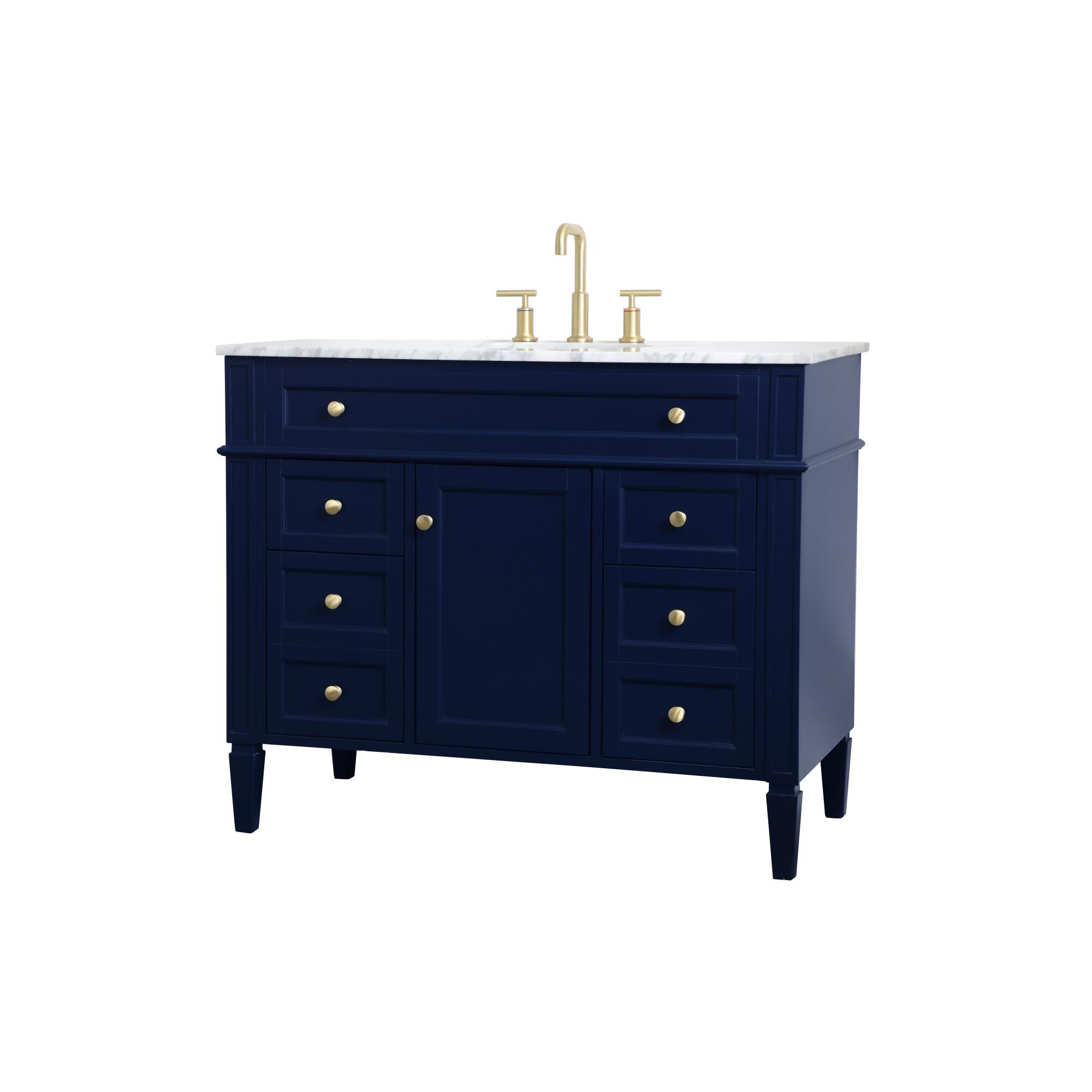 Shown in Blue finish