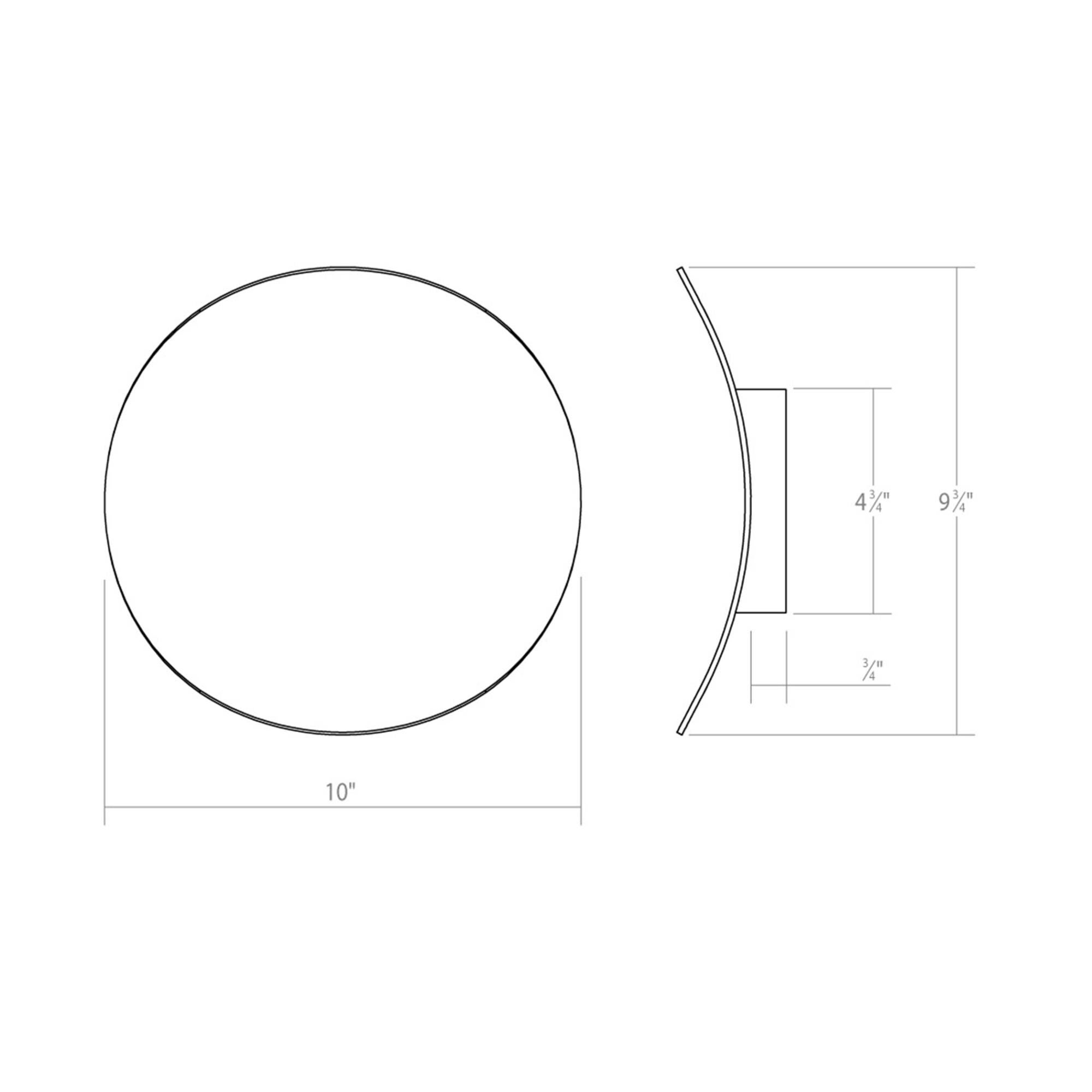 Malibu Discs Wall Sconce by SONNEMAN