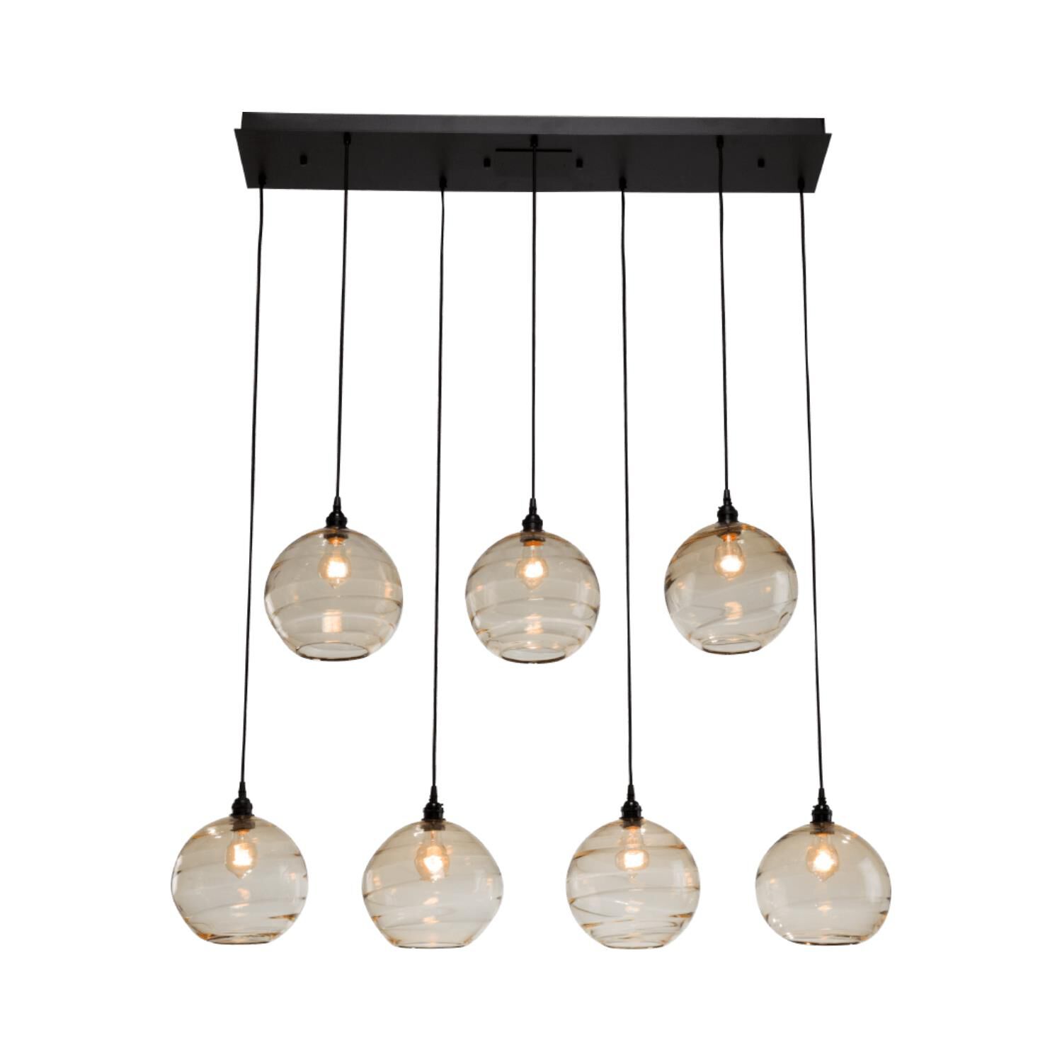 Terra 48 Inch 7 Light Linear Suspension Light by Hammerton Studio