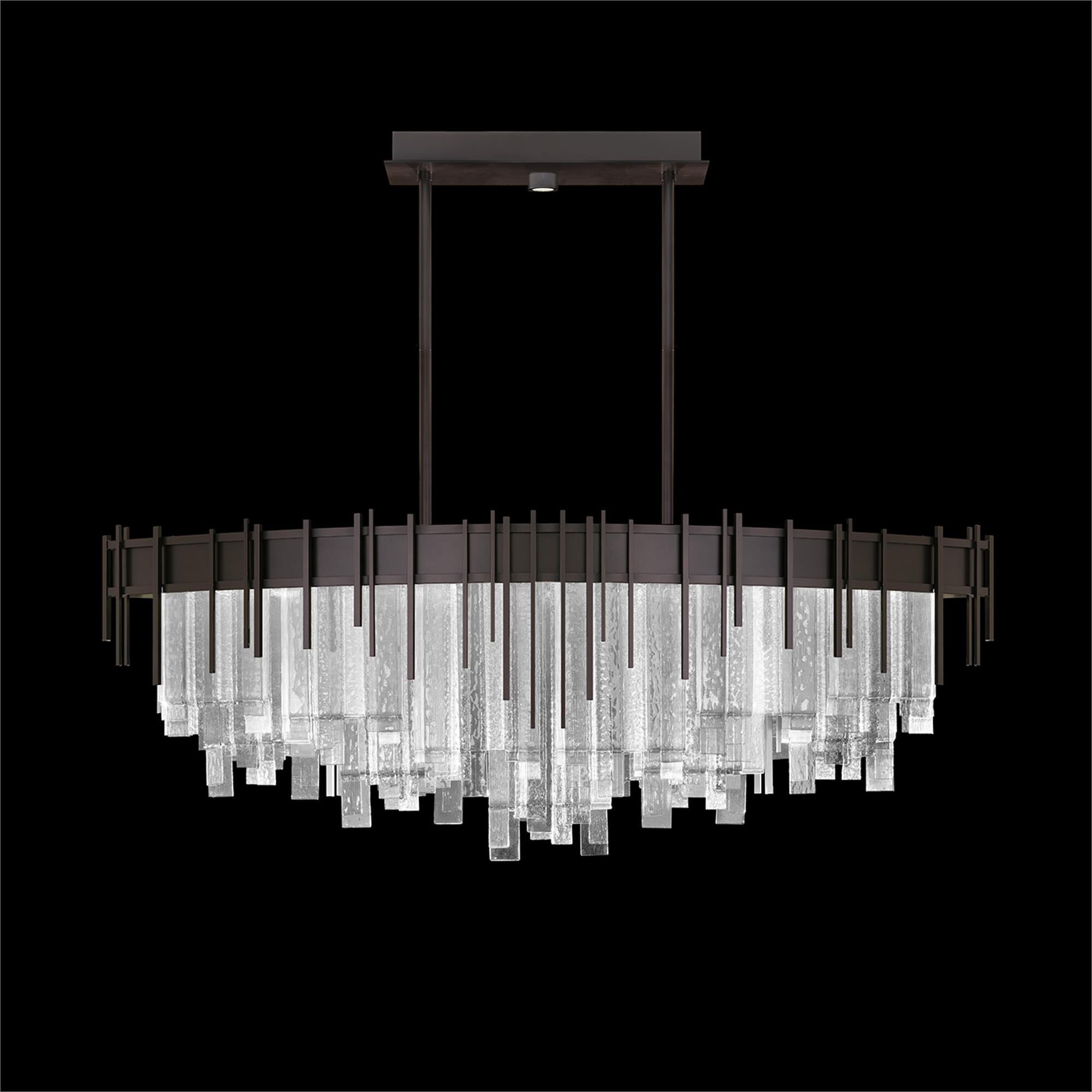 Shown in Black finish and Clear glass