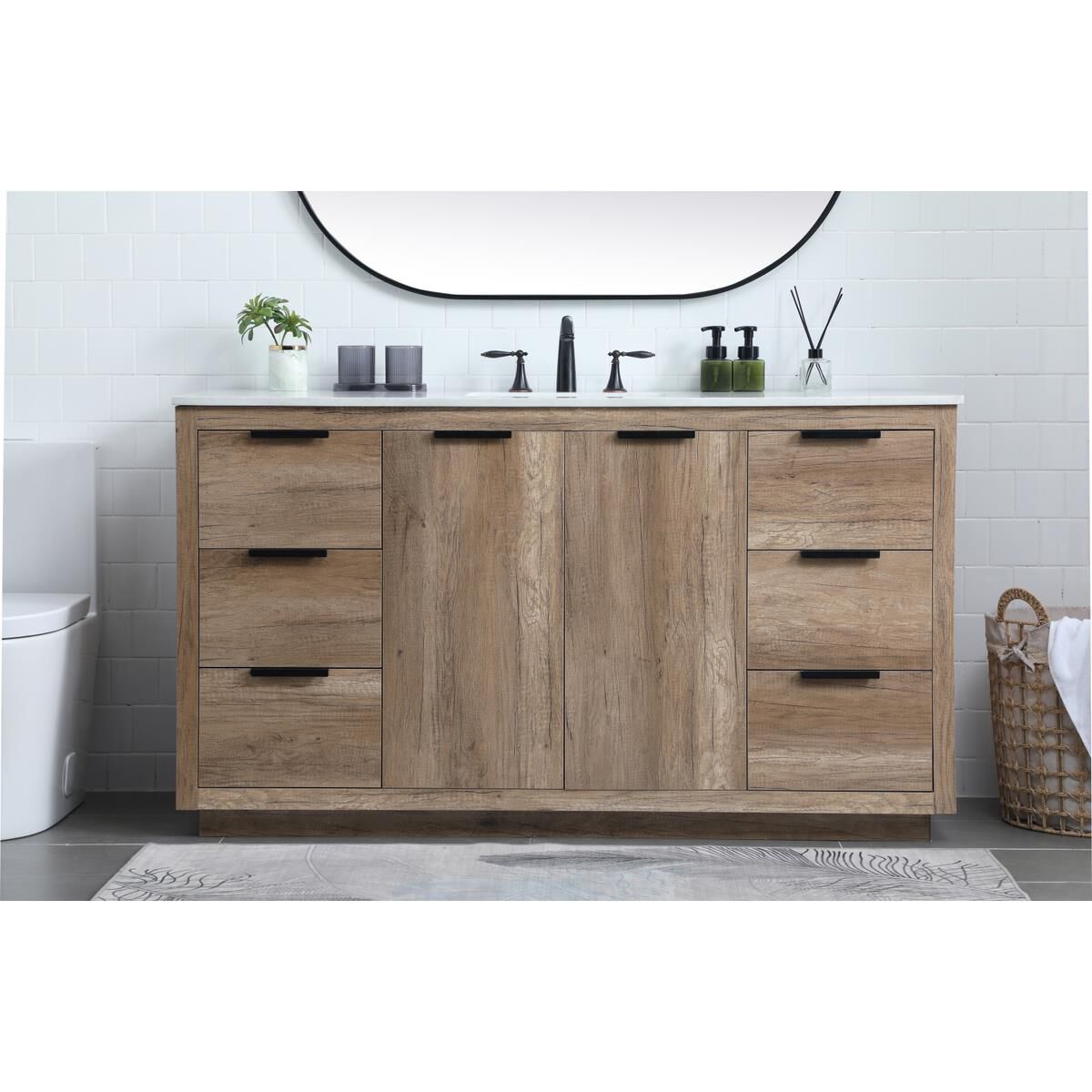 Shown in Natural Oak finish