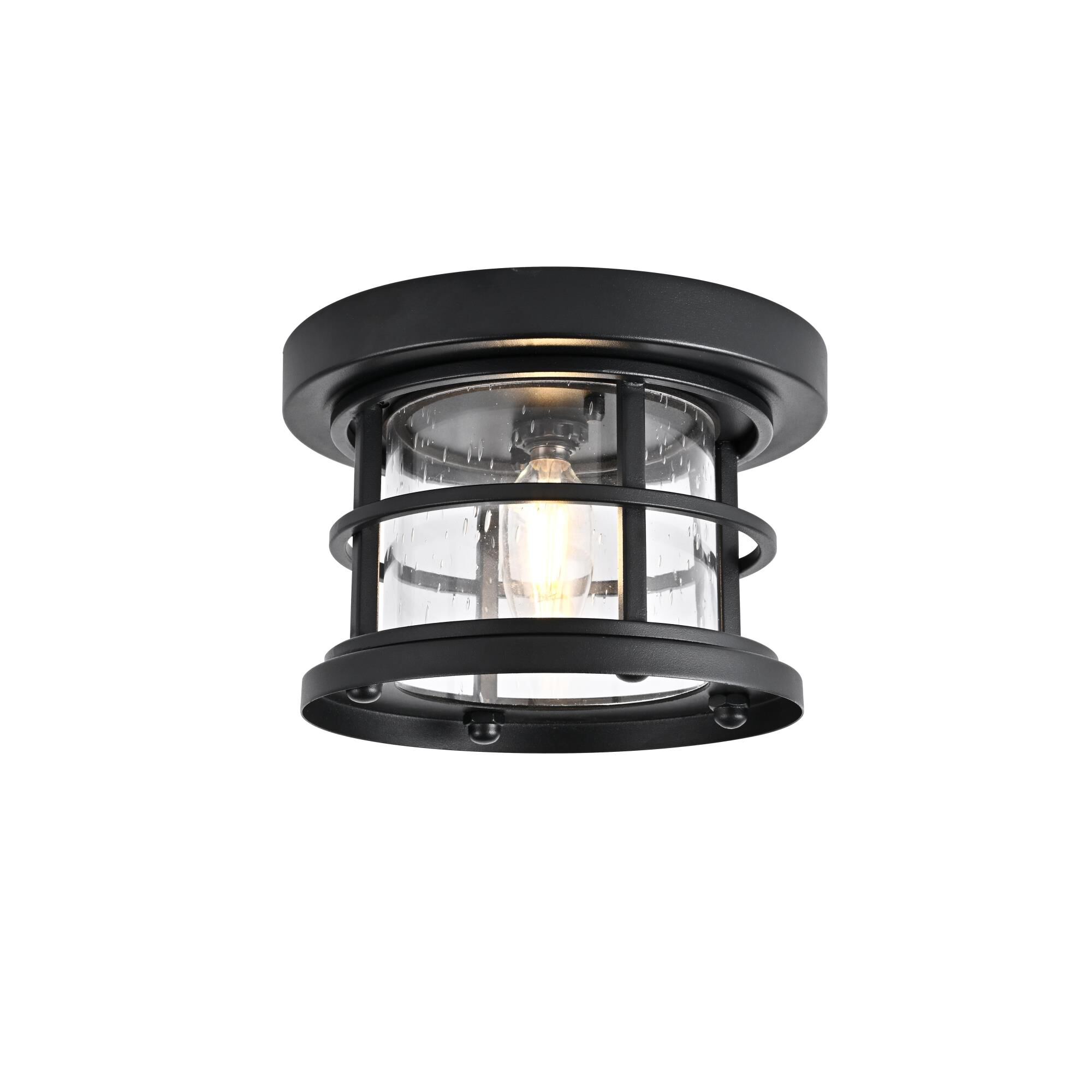 Carla 8 Inch Outdoor Flush Mount by Elegant Lighting