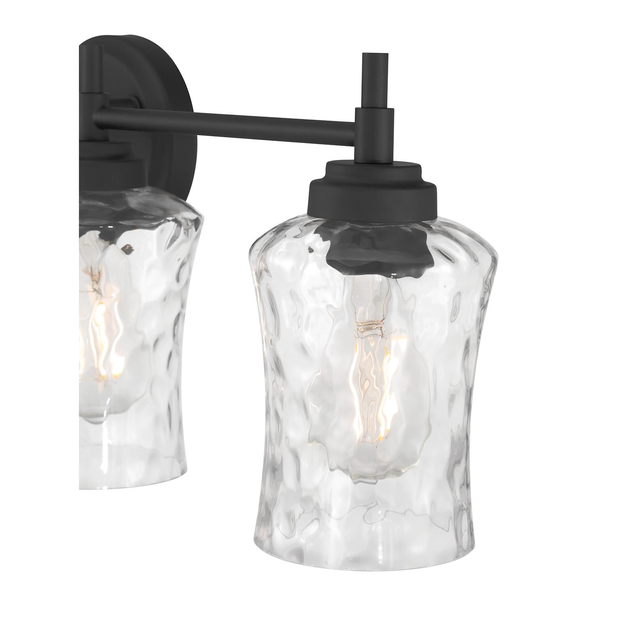 Shown in Matte Black finish and Clear Stone Water glass