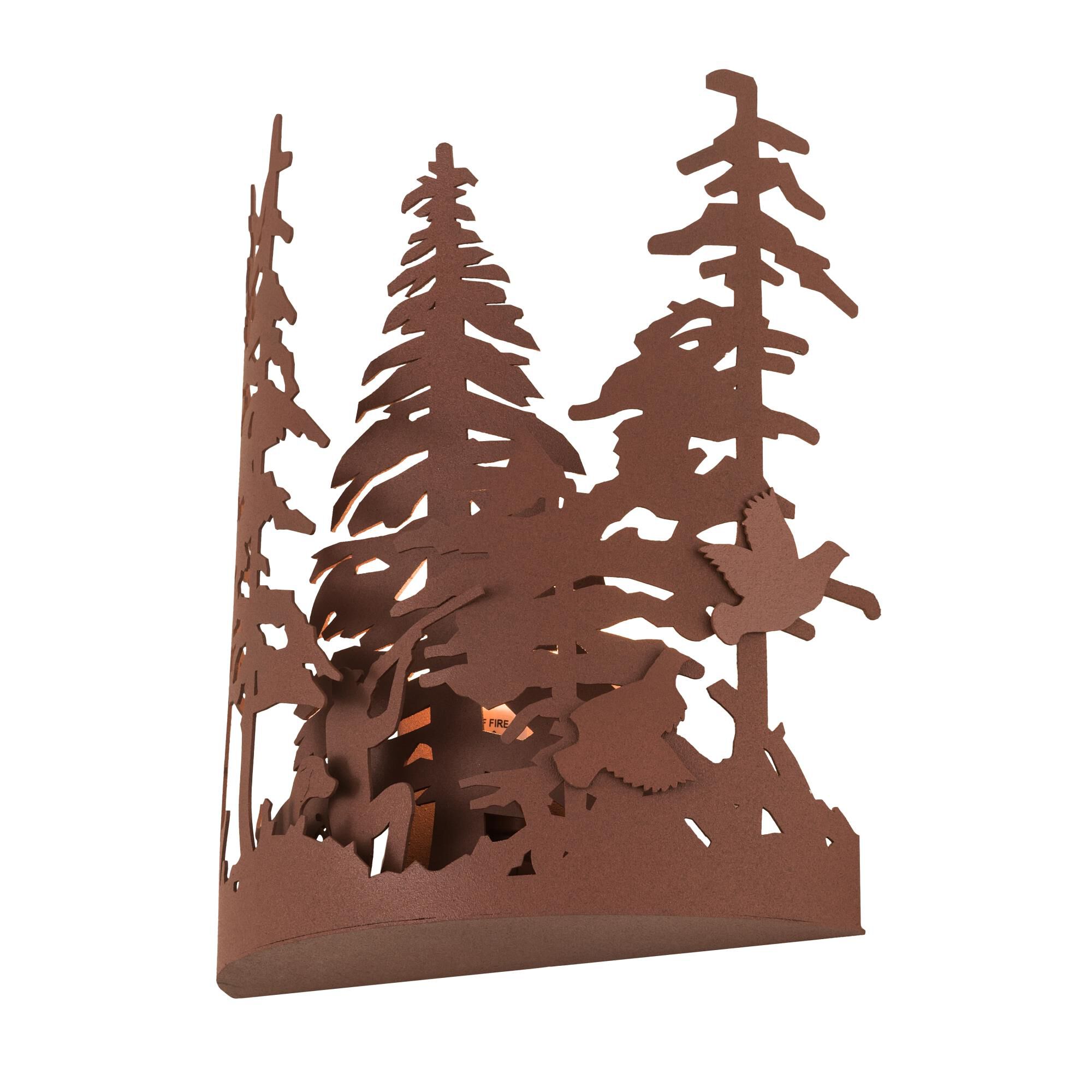 Shown in Rust Finish finish