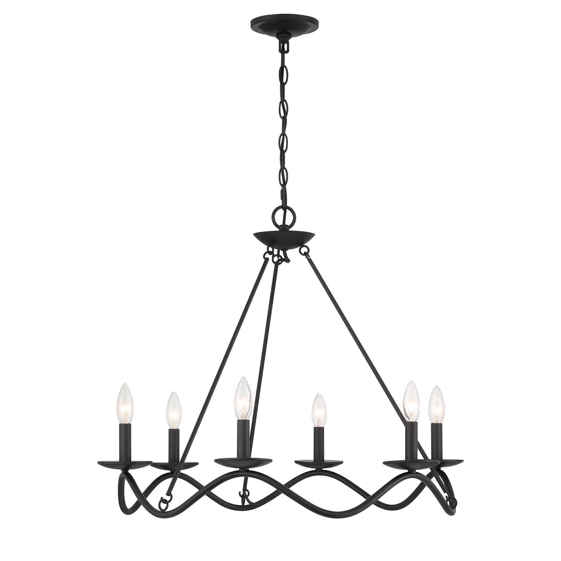 28 Inch Chandelier by Meridian Lighting