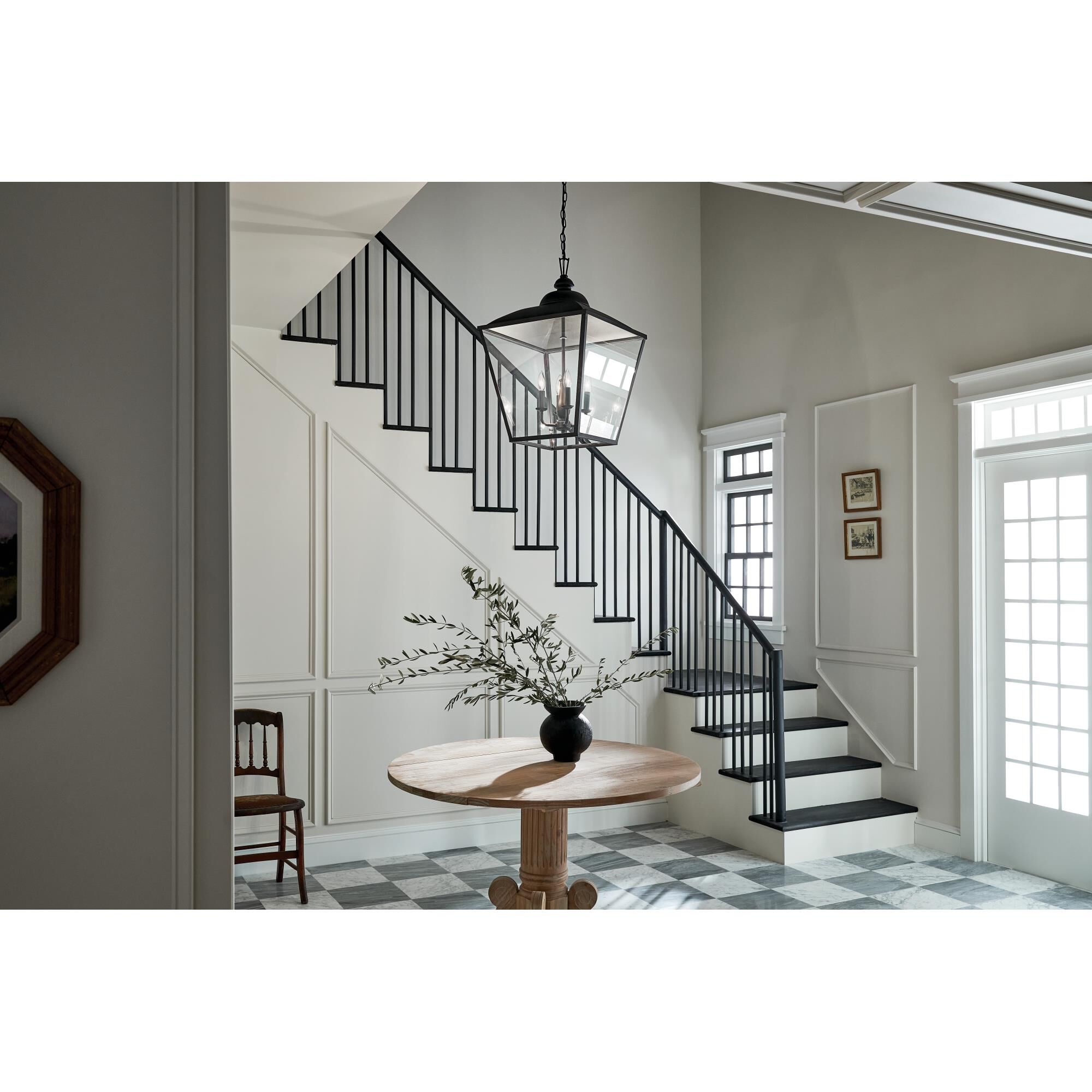 Shown in Textured Black finish and Transparent glass