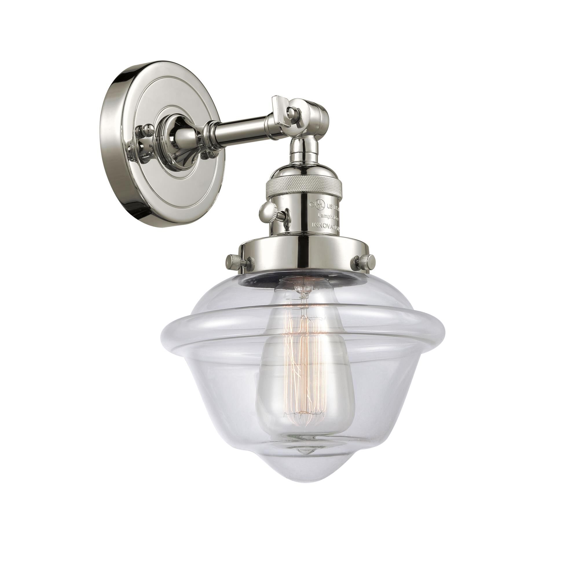 Bruno Marashlian Small Oxford 8 Inch Wall Sconce by Innovations Lighting