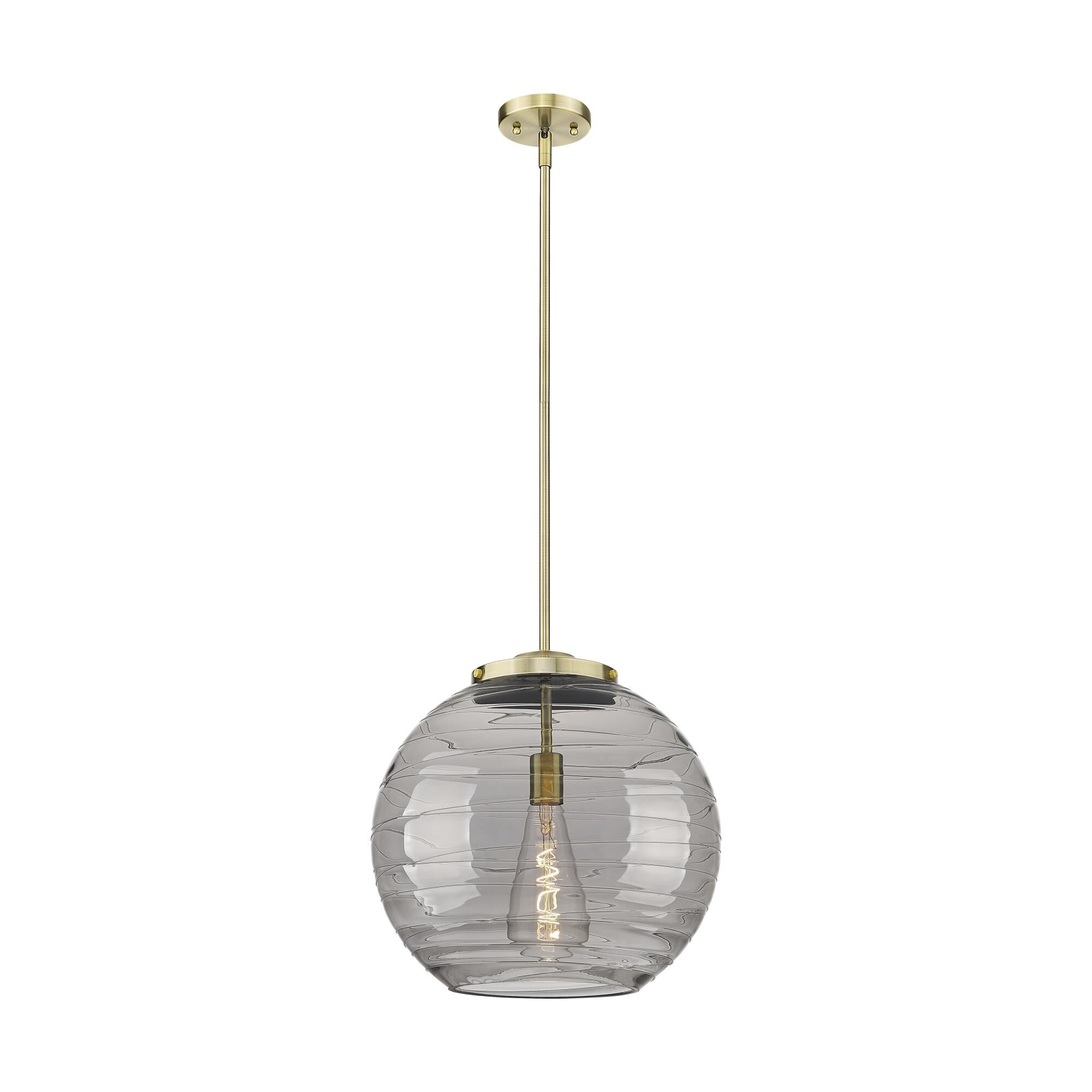 Bruno Marashlian Athens Deco Swirl 16 Inch Large Pendant by Innovations Lighting