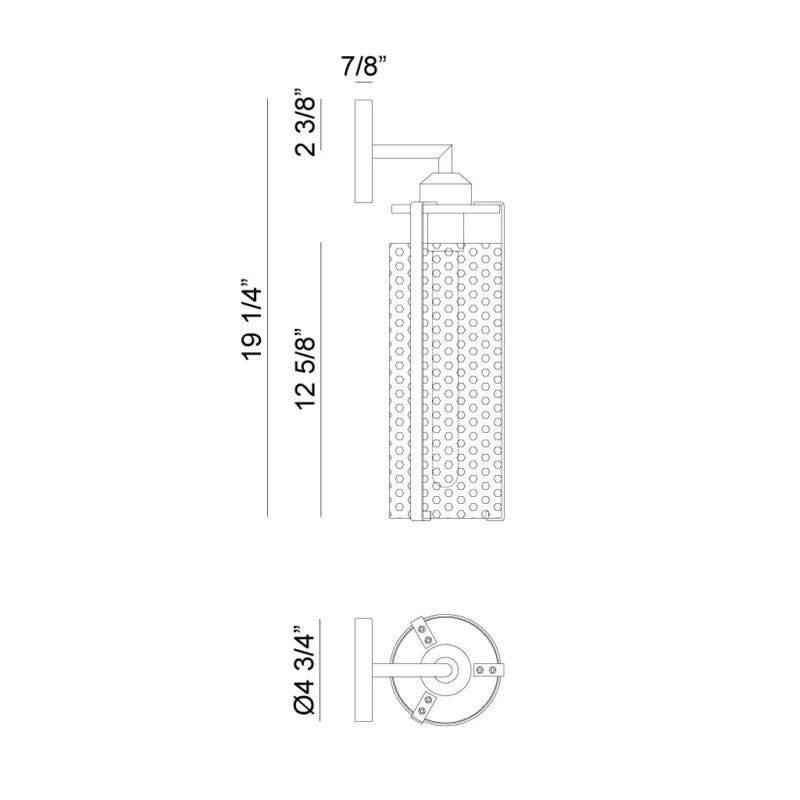 Matteo Lighting Bayou 19 Inch Wall Sconce