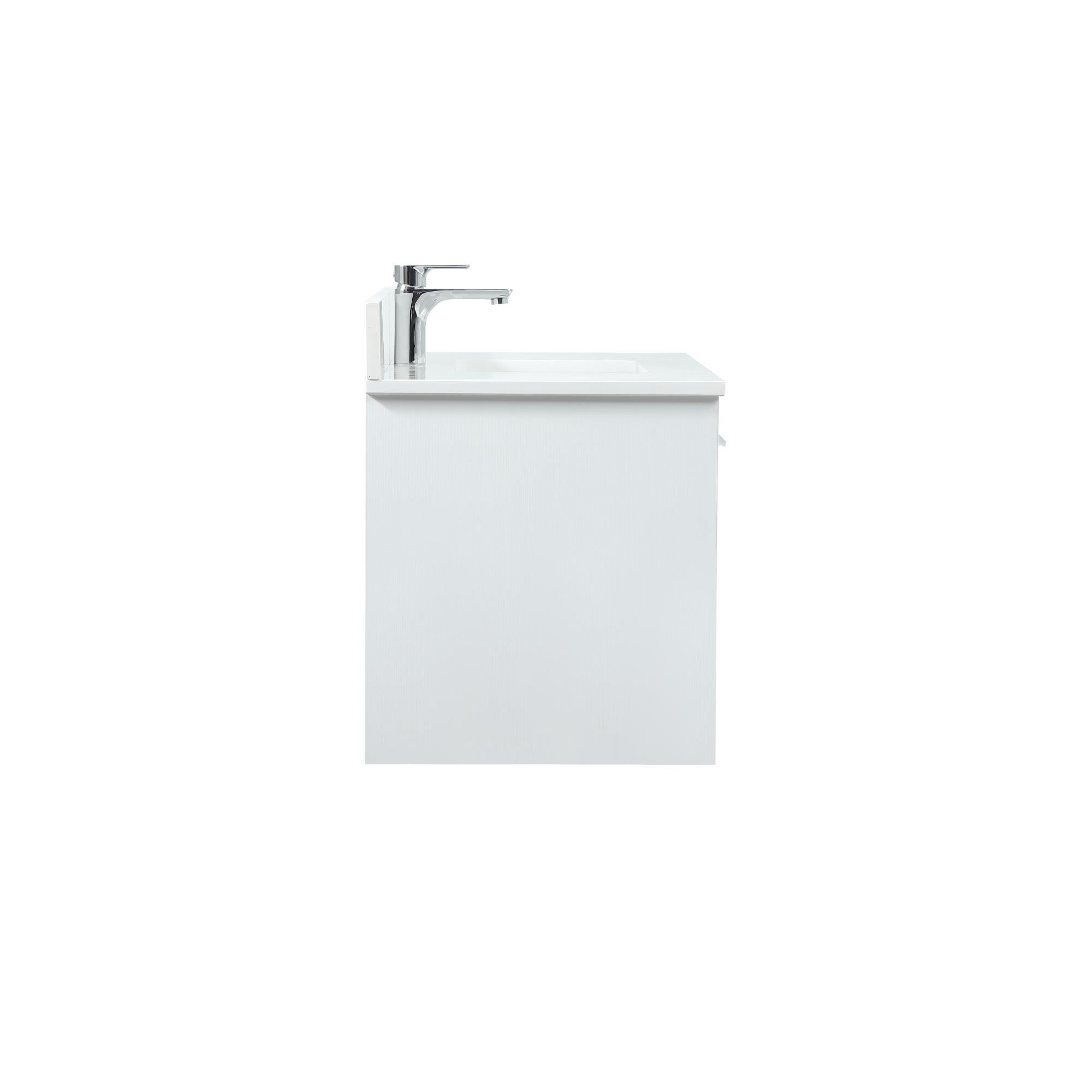 Shown in White finish