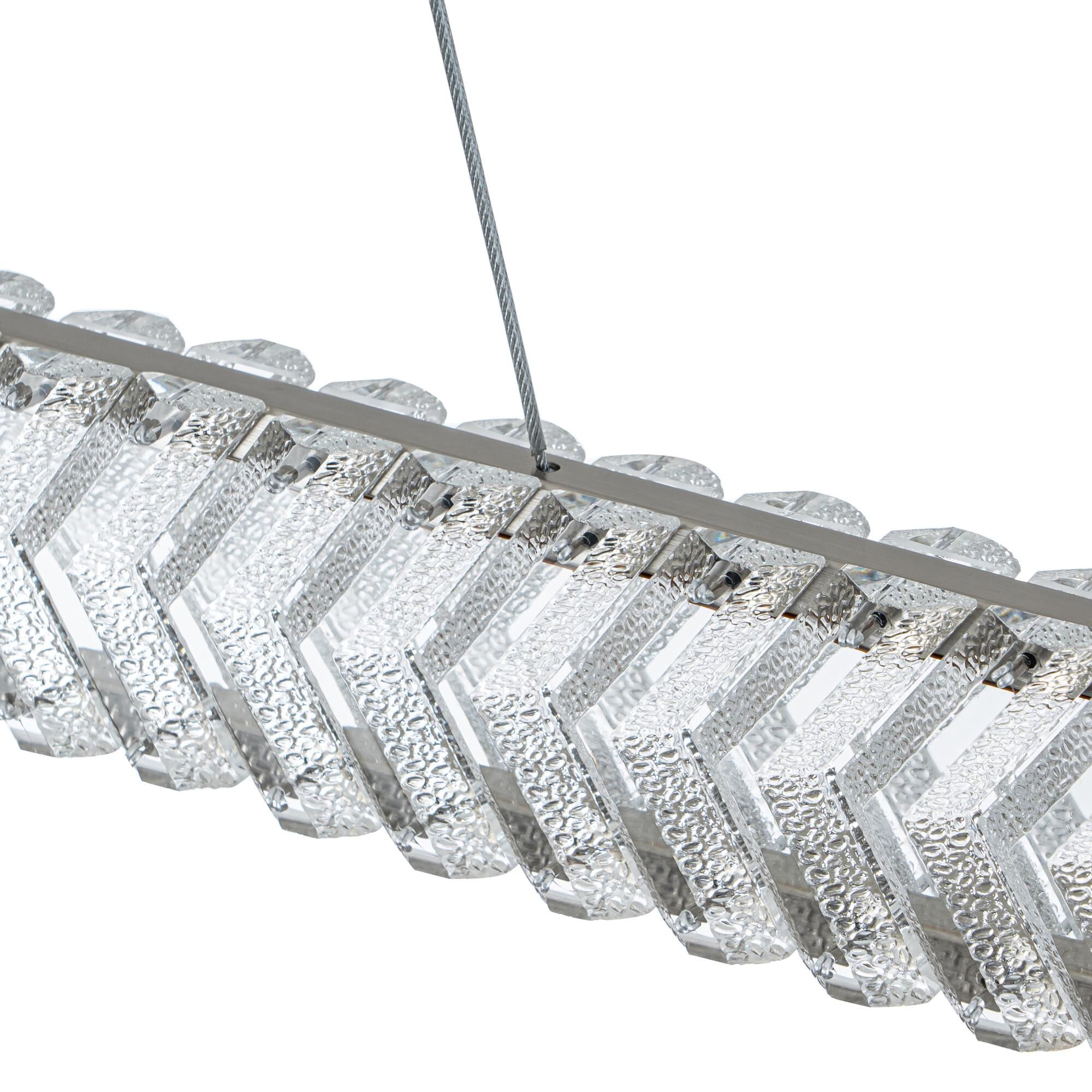 Chevron 47 Inch Linear Suspension Light by Artcraft