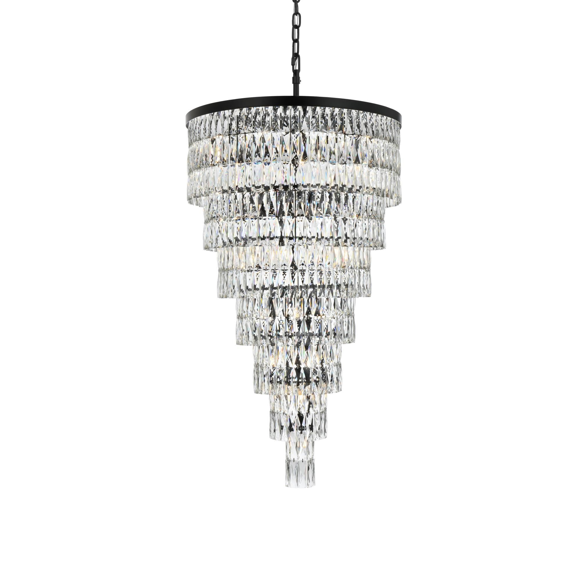 Shown in Black And Clear finish and Rc crystal