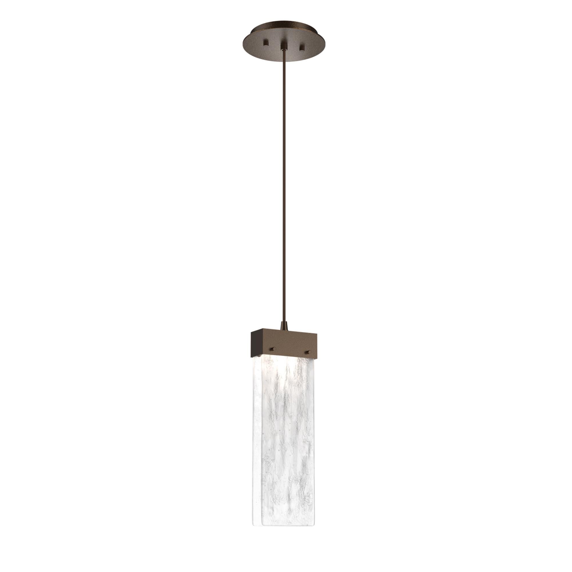 Shown in Flat Bronze finish and Clear Granite glass