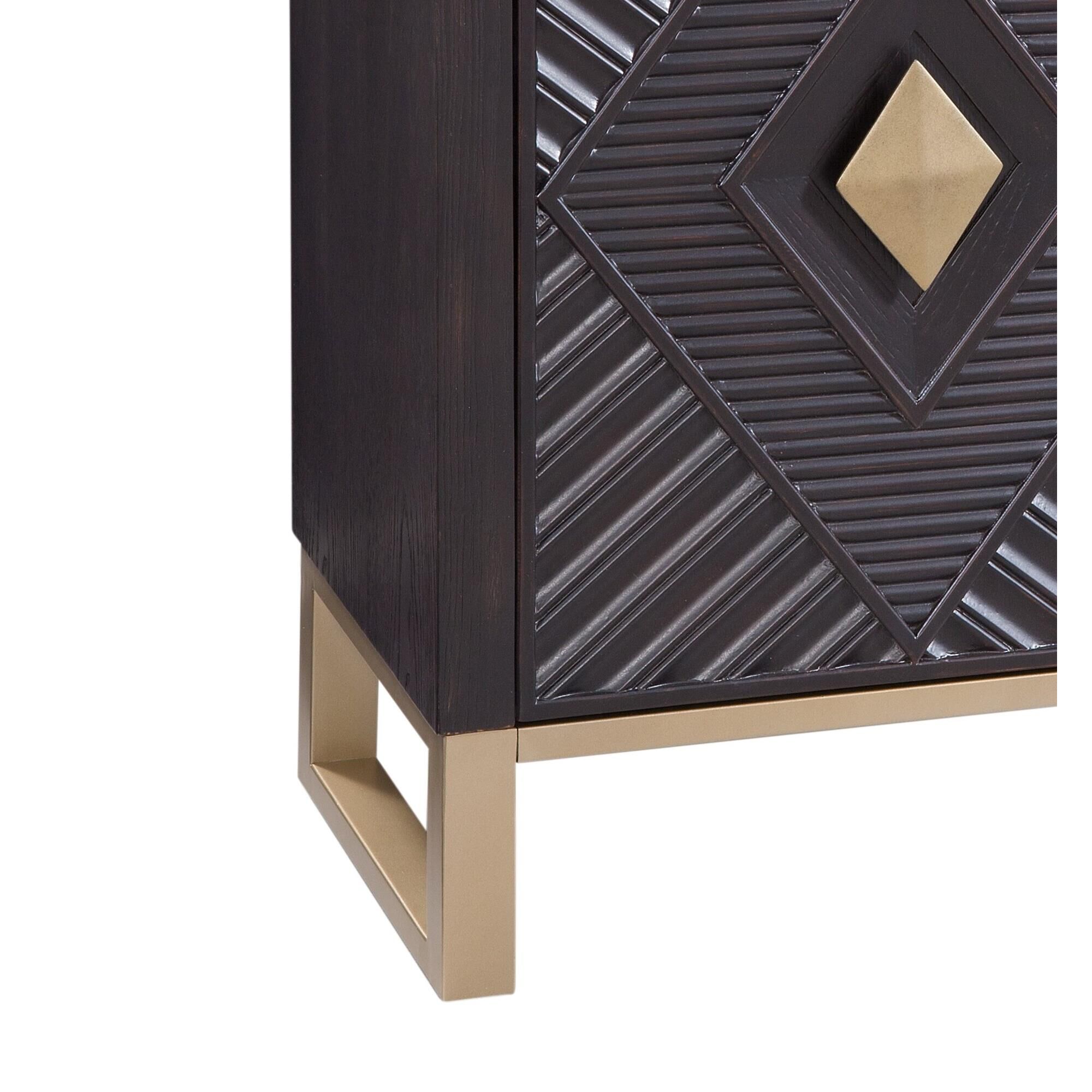 Shown in Brown and Gold finish