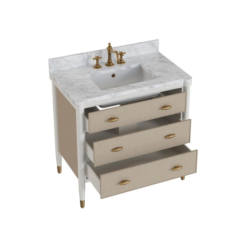 Aster Bath Vanity Cabinet by Currey & Company
