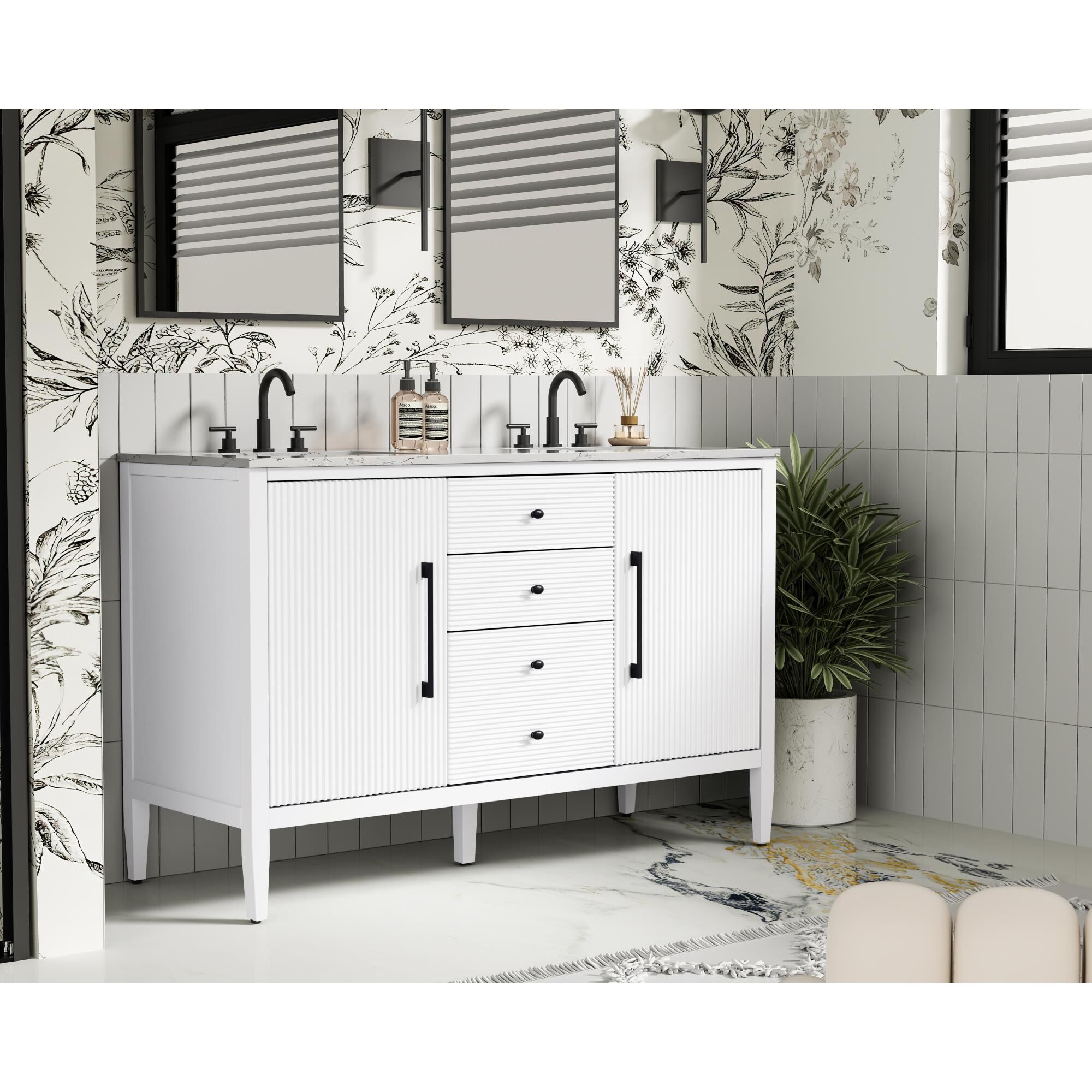 Blakely 54 Inch Bath Vanity by Elegant Dcor