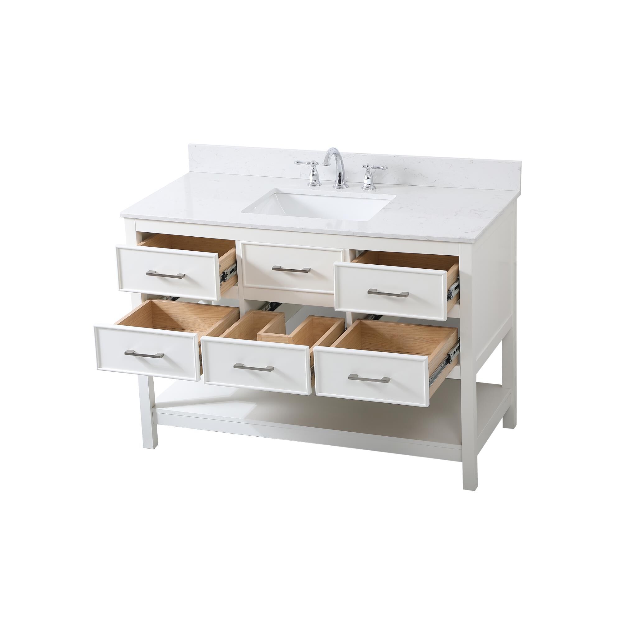 Shown in White finish