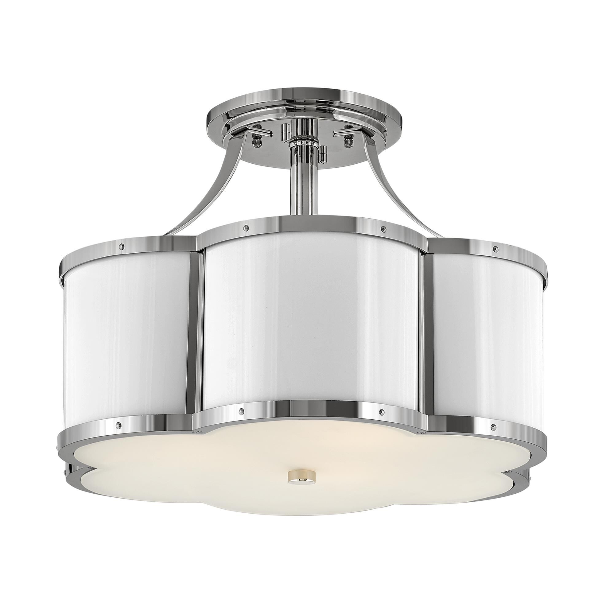 Chance 18 Inch 3 Light Semi Flush Mount,