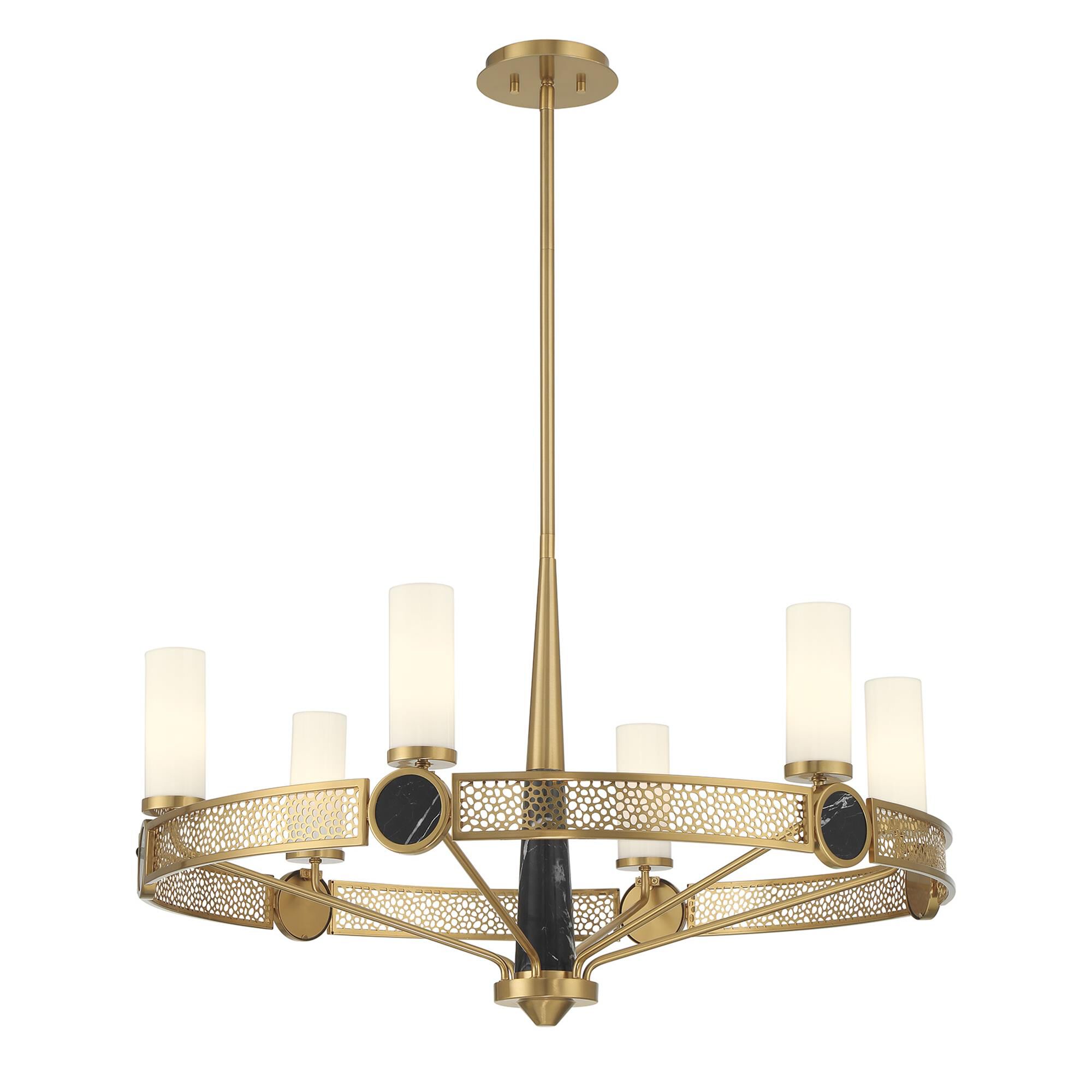 Dann Foley Farrell 32 Inch Chandelier by Savoy House