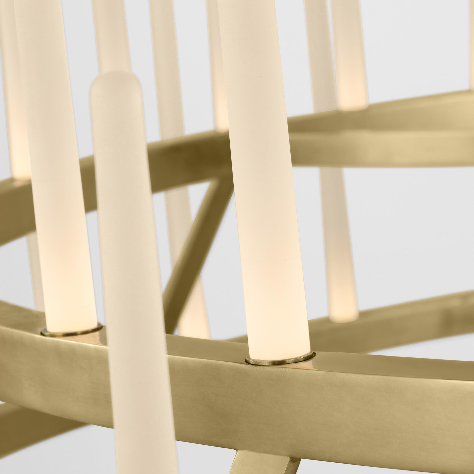 Shown in Hand-Rubbed Antique Brass finish and Etched glass