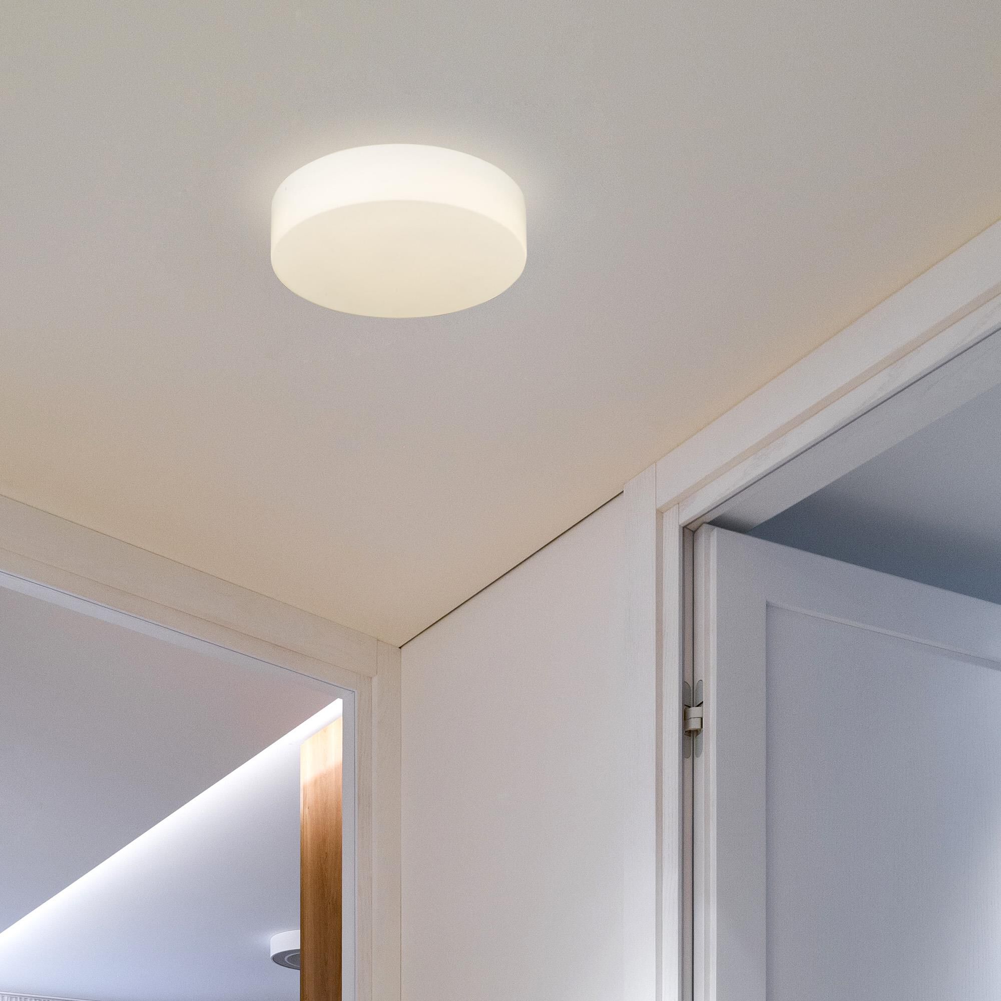 Toli 12 Inch 1 Light LED Flush Mount by Golden Lighting