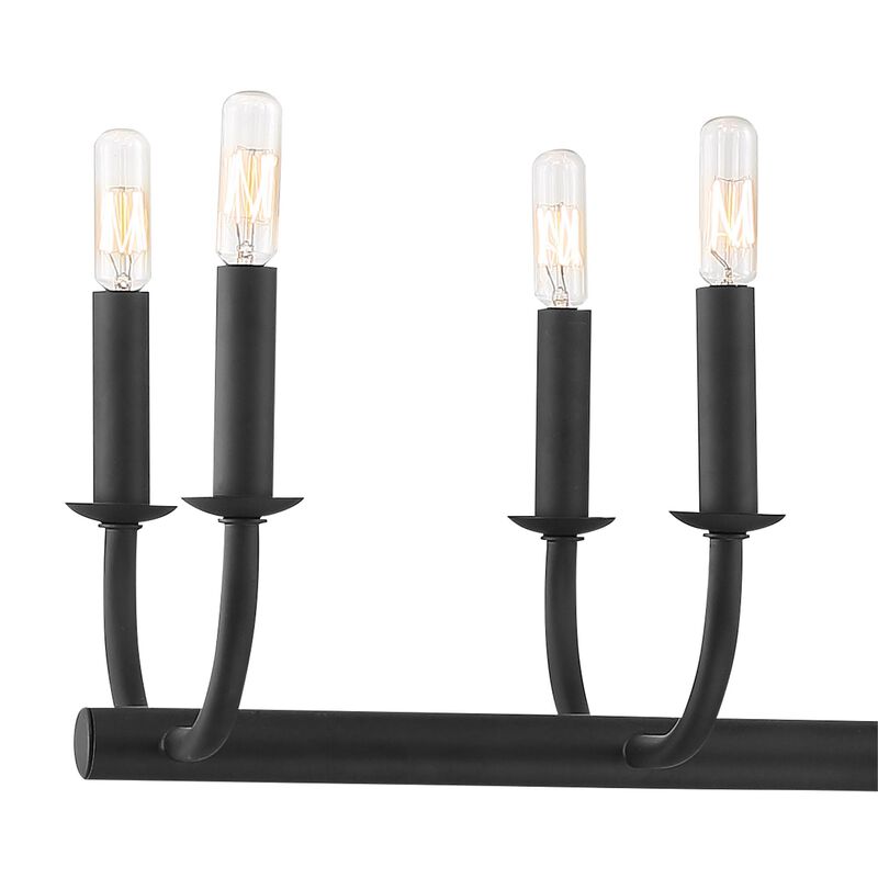 Bailey Medium Linear Chandelier by Crystorama