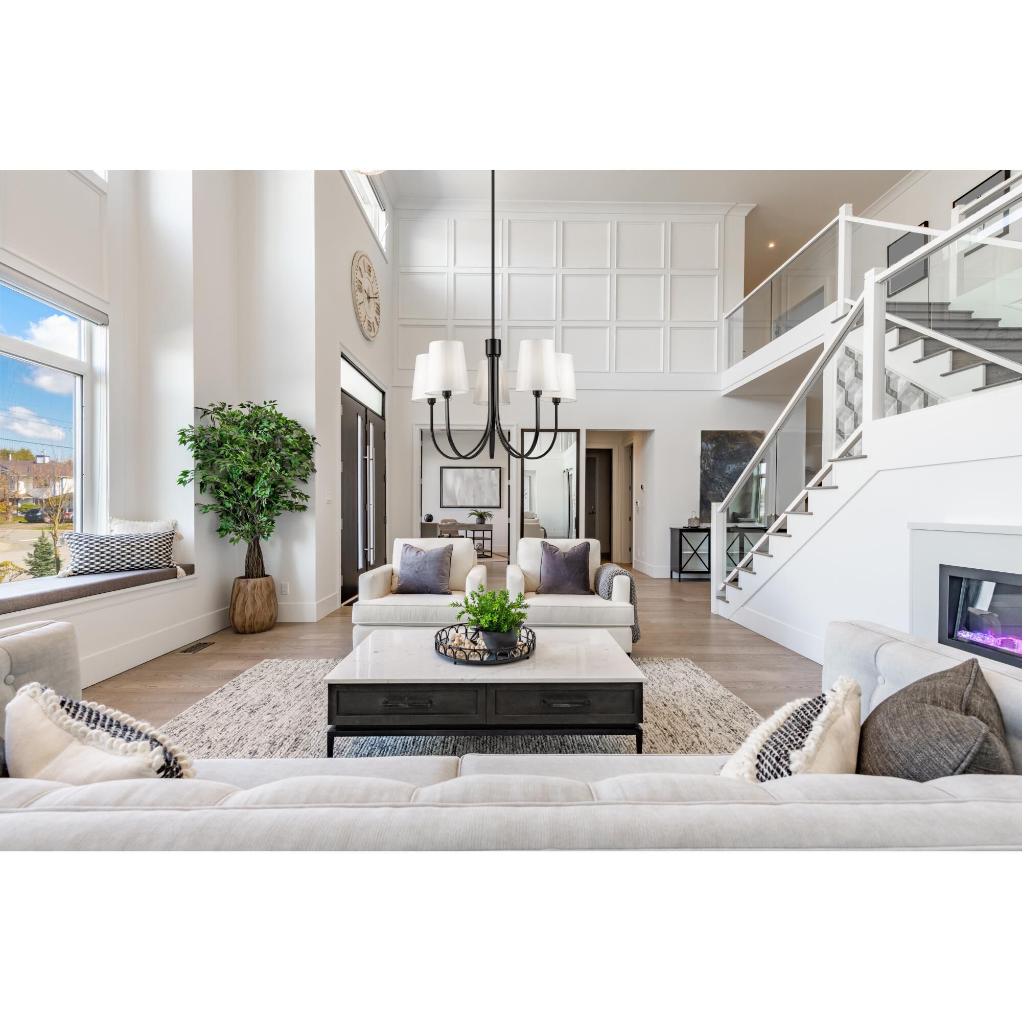 Steven Sabados (S&C) Rhythm 27 Inch 5 Light Chandelier by Artcraft