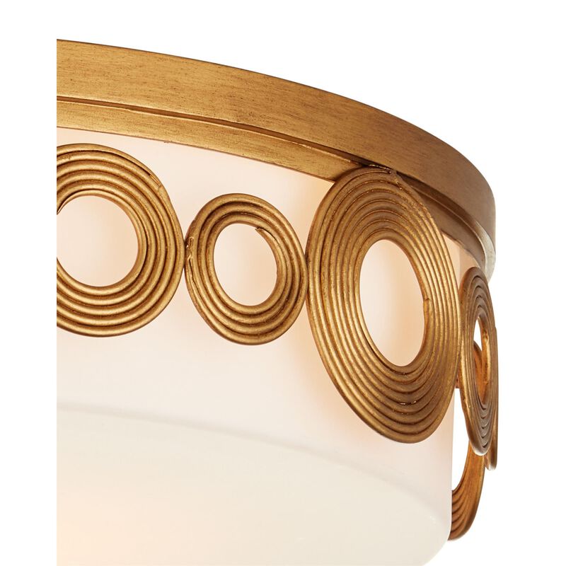 Gyges 18 Inch Flush Mount by Currey and Company