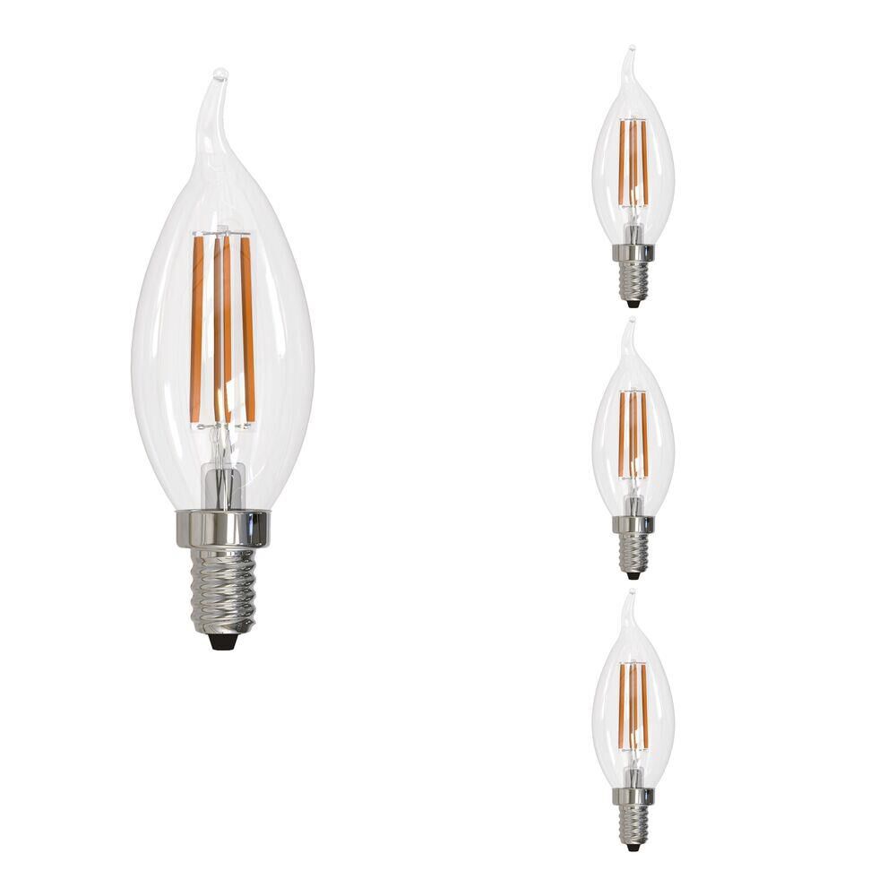 Dimmable 6.5 Watt 2700K CA10 LED Light Bulb,